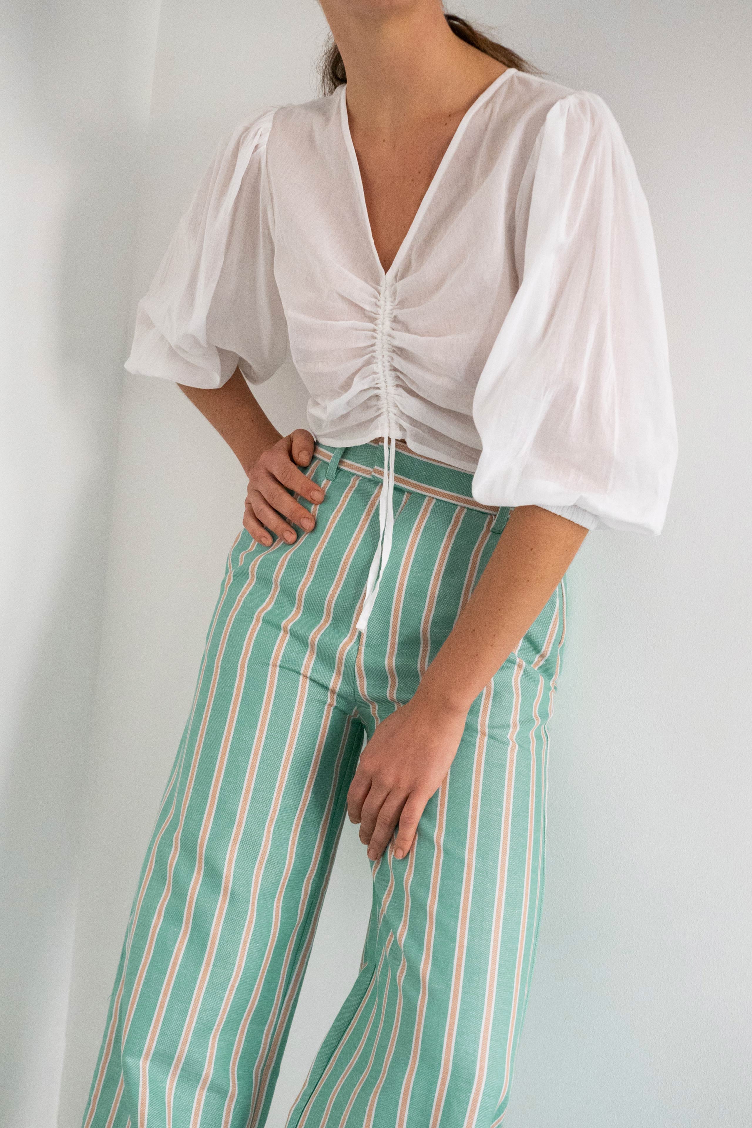 STRIPED TROUSERS