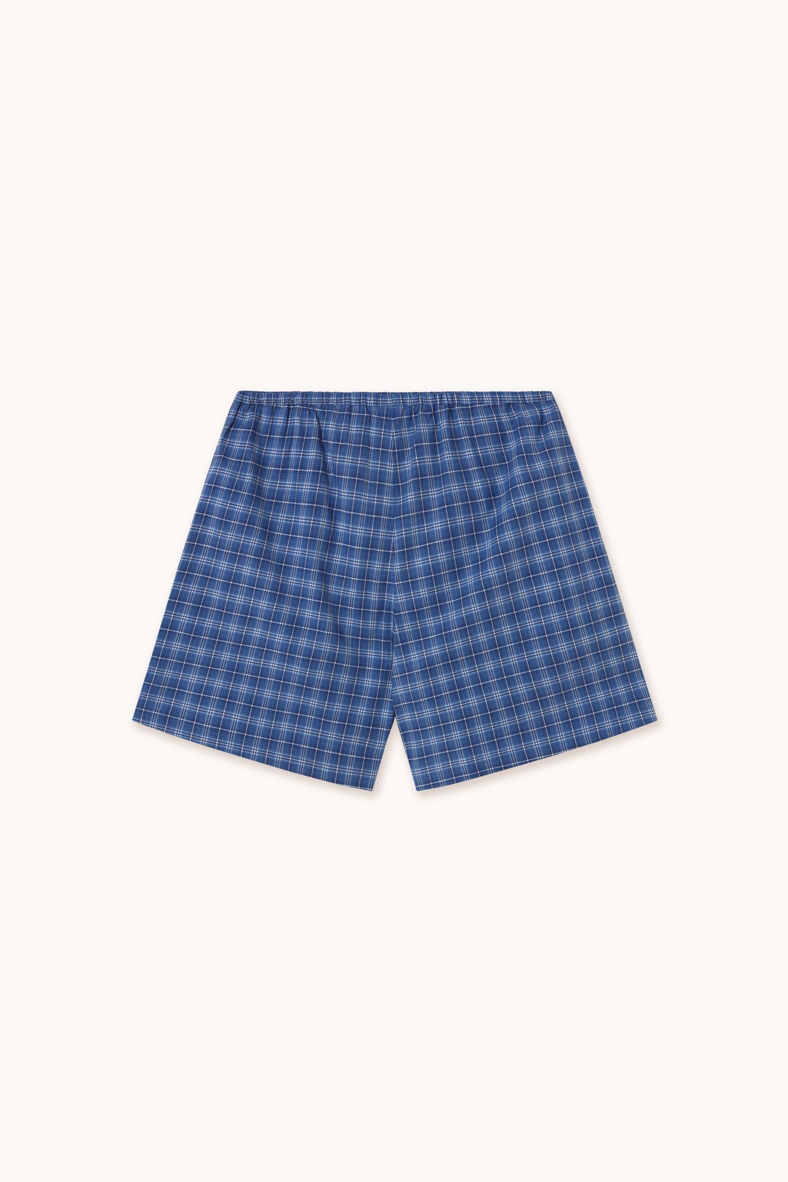 CHECK ELASTICATED SHORTS