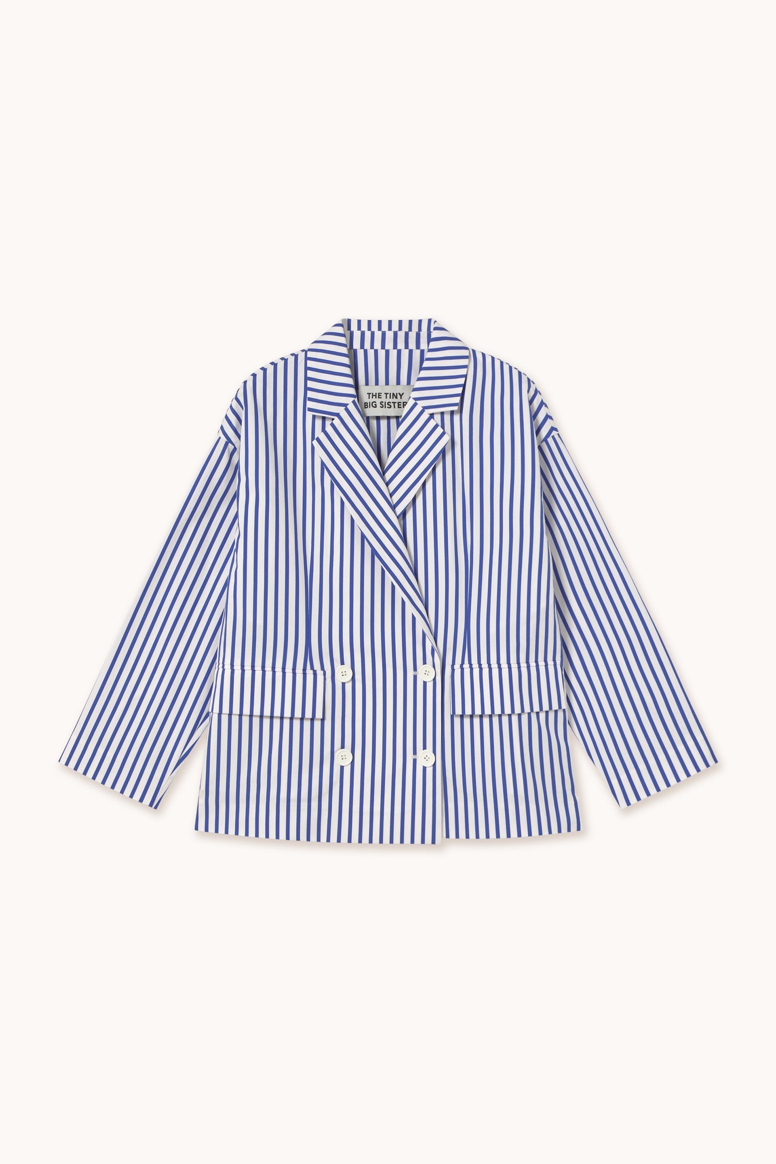 TWILL STRIPED BLAZER