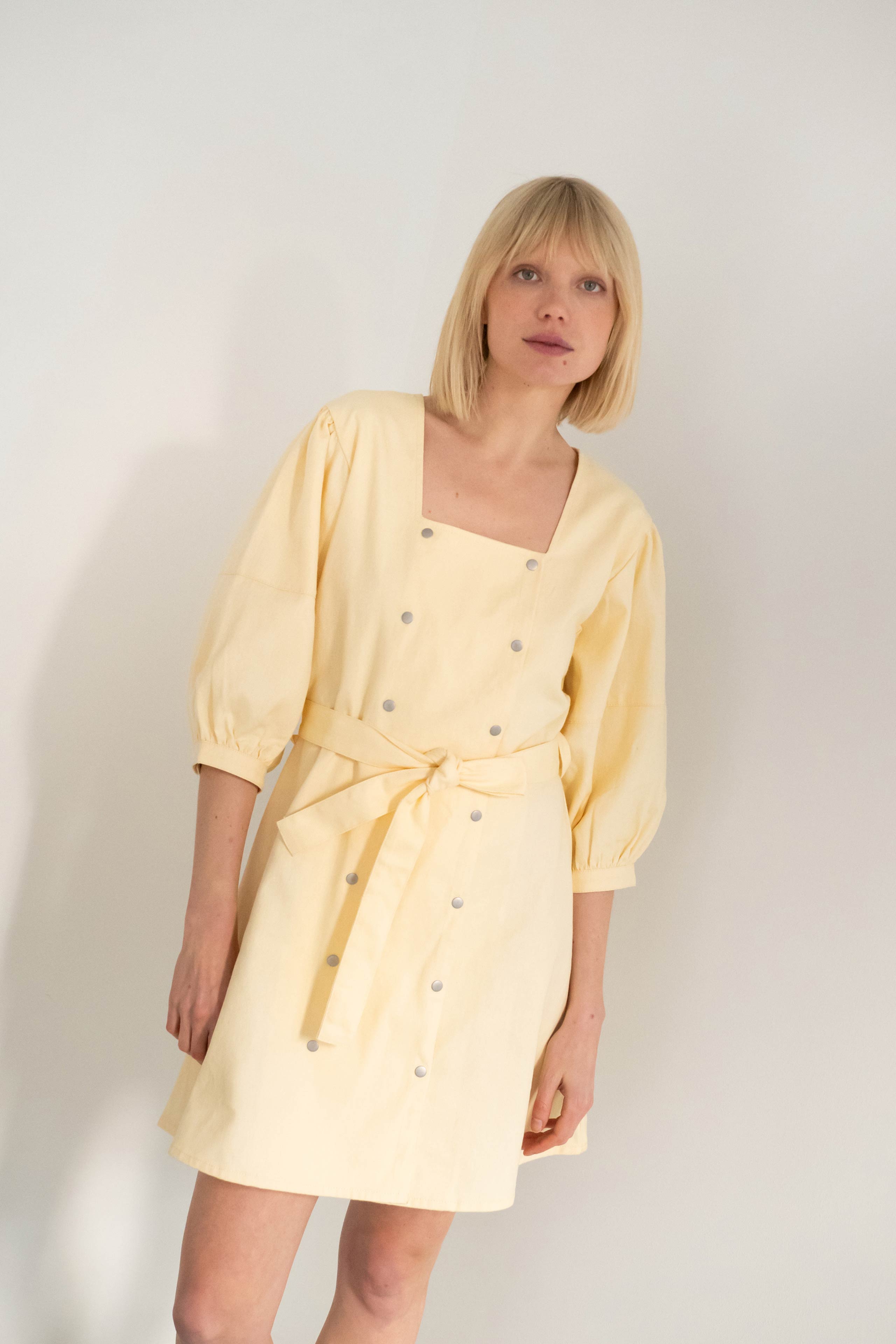BUTTONED DRESS
