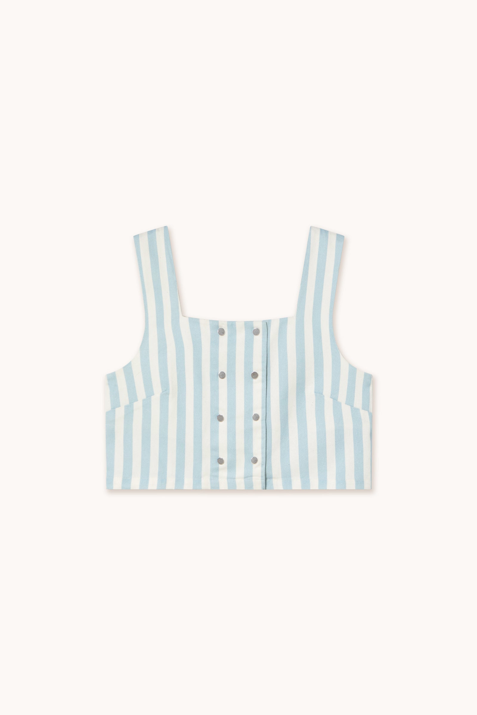 STRIPED BUTTONS TOP
