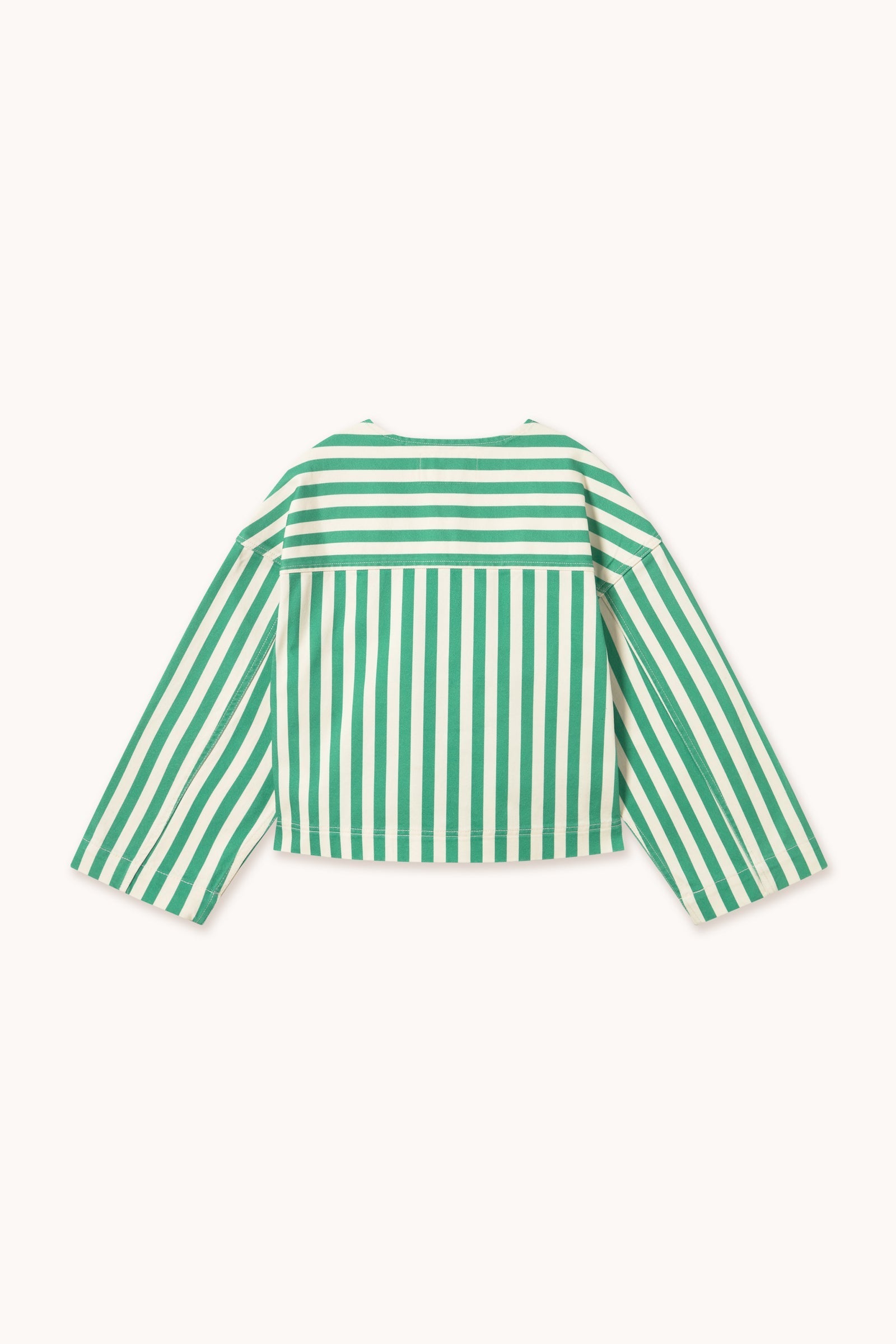 CHAQUETA A RAYAS CROPPED