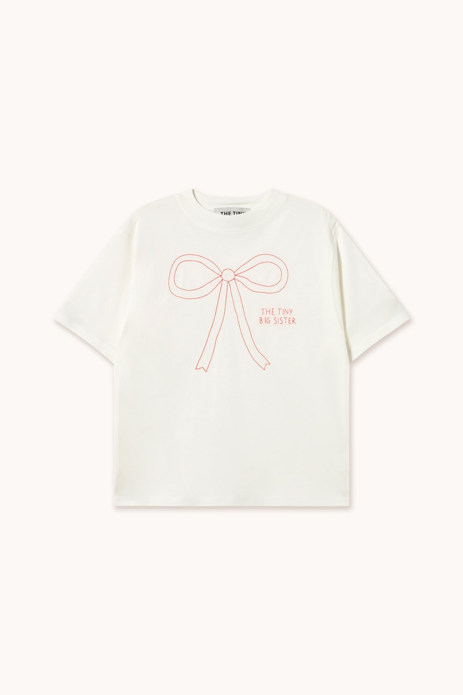 EMBROIDERED BOW TEE