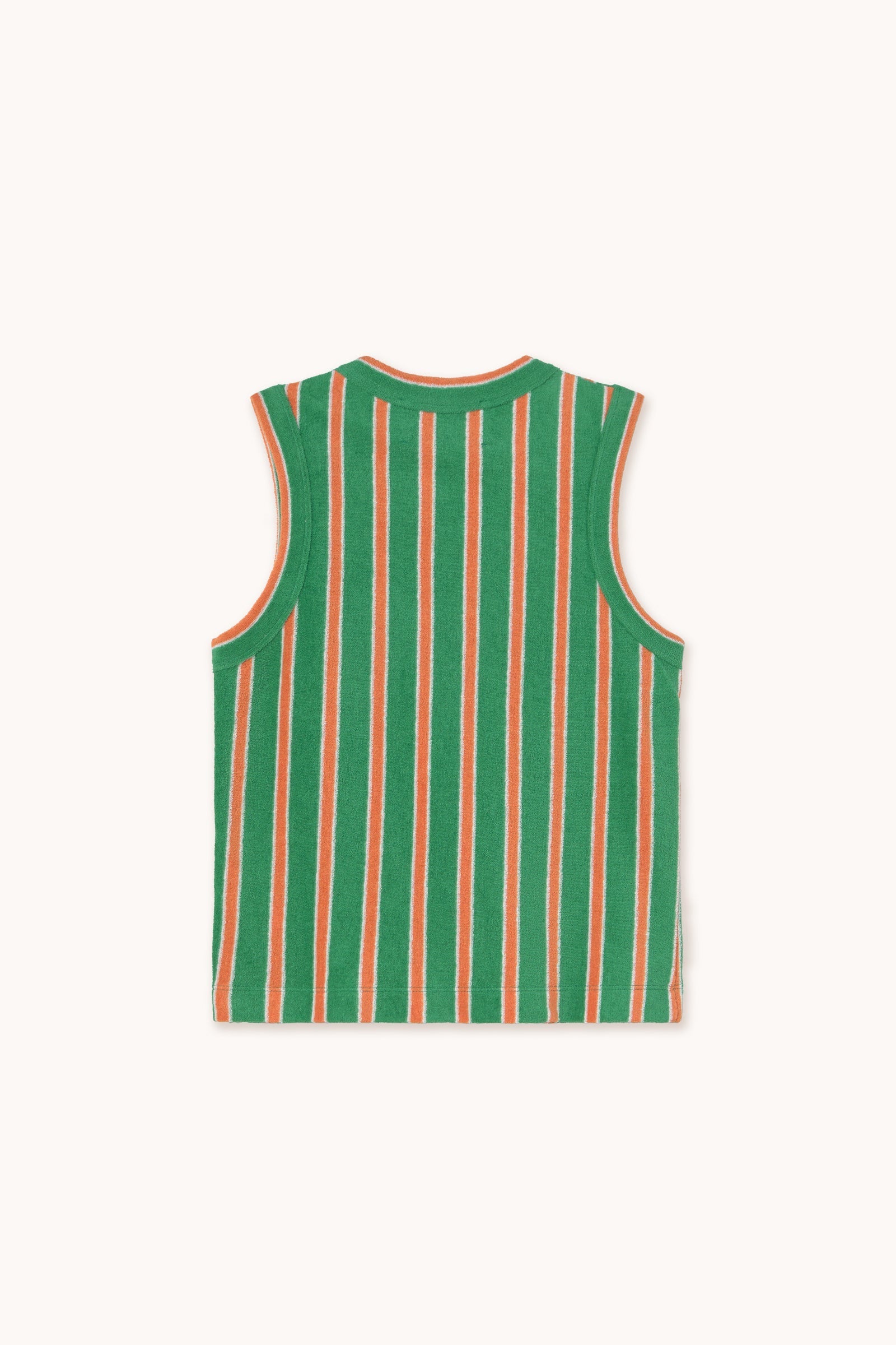 TOWEL STRIPED BUTTONED TOP