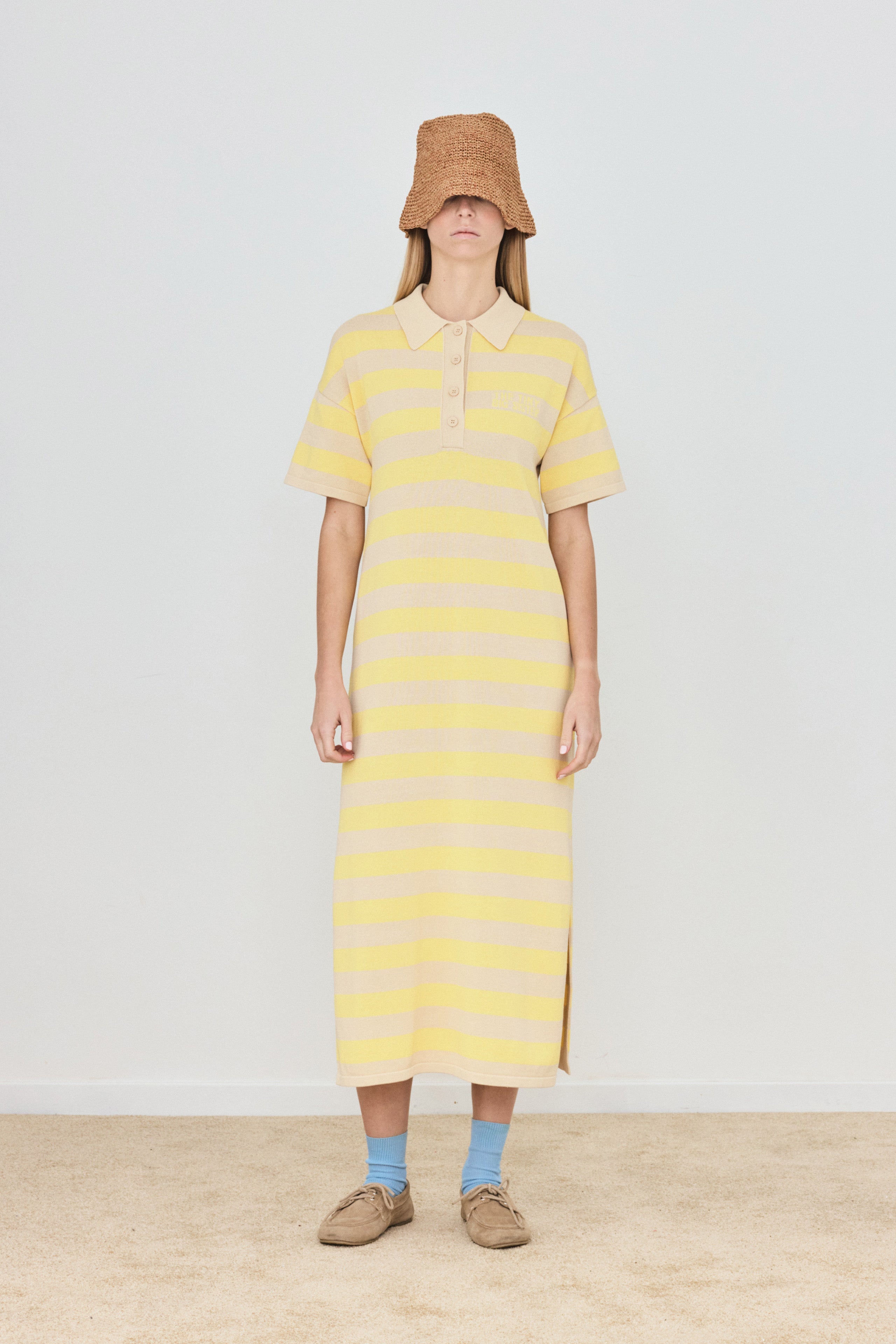 VESTIDO POLO WIDE STRIPES
