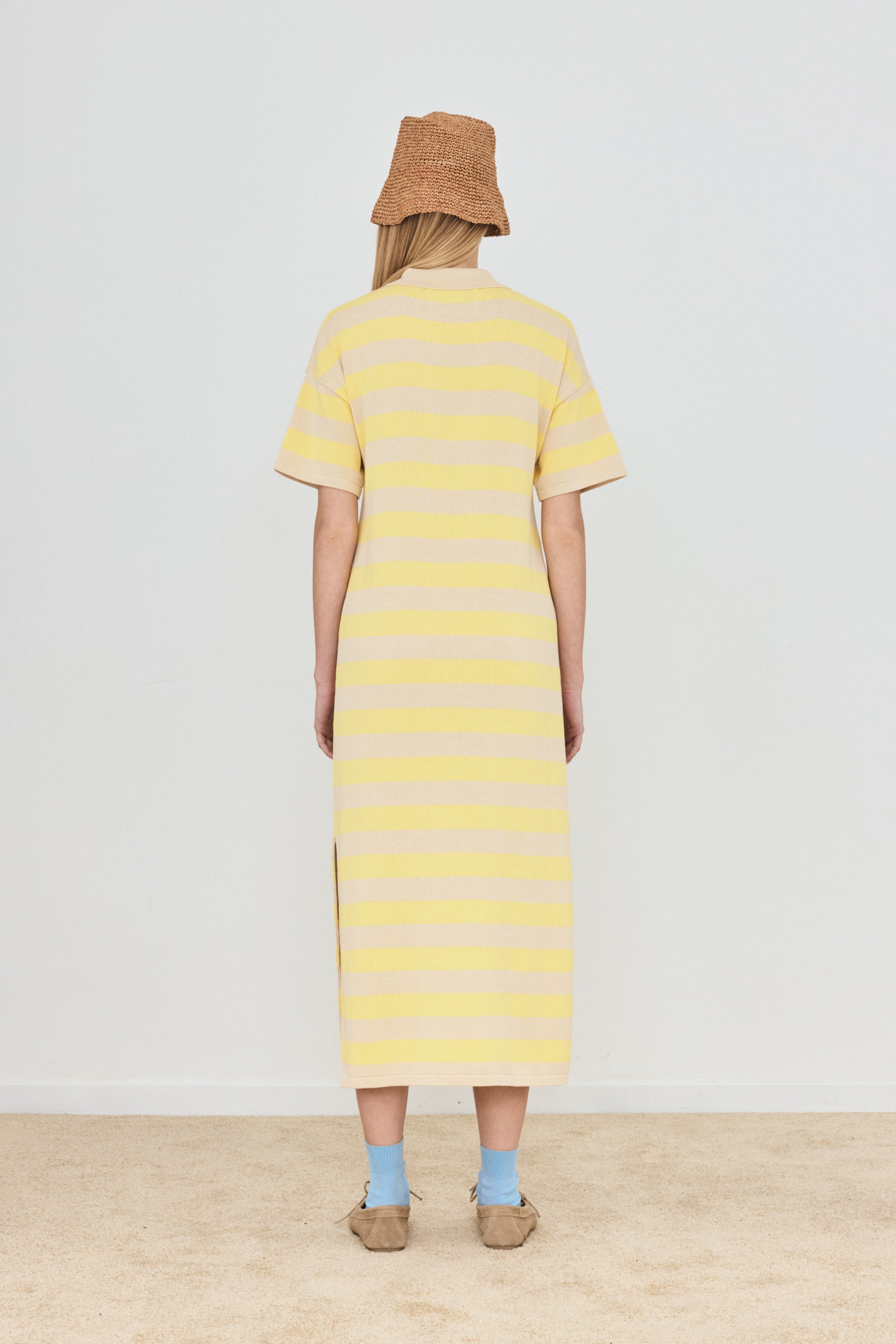 VESTIDO POLO WIDE STRIPES