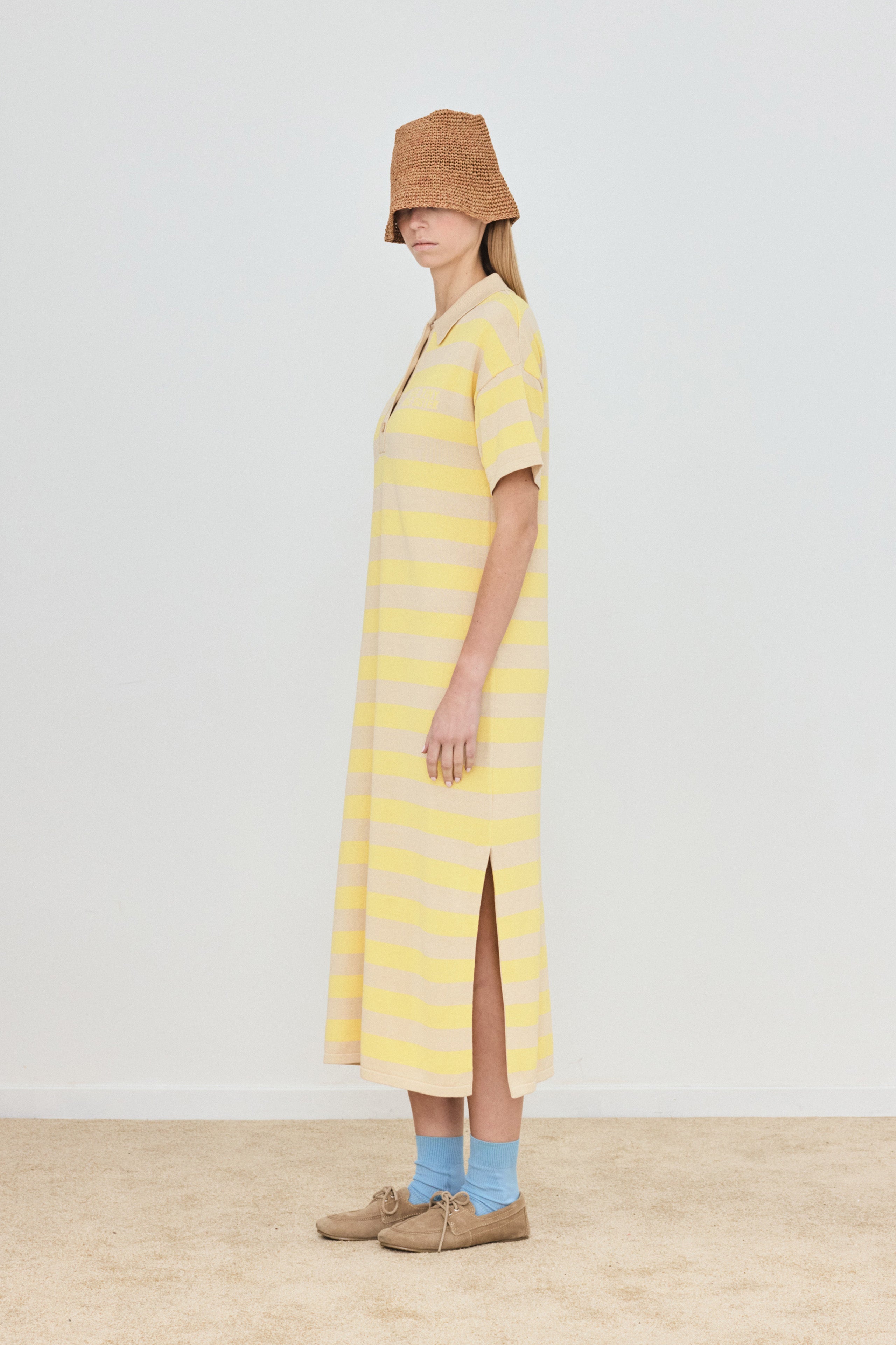 VESTIDO POLO WIDE STRIPES