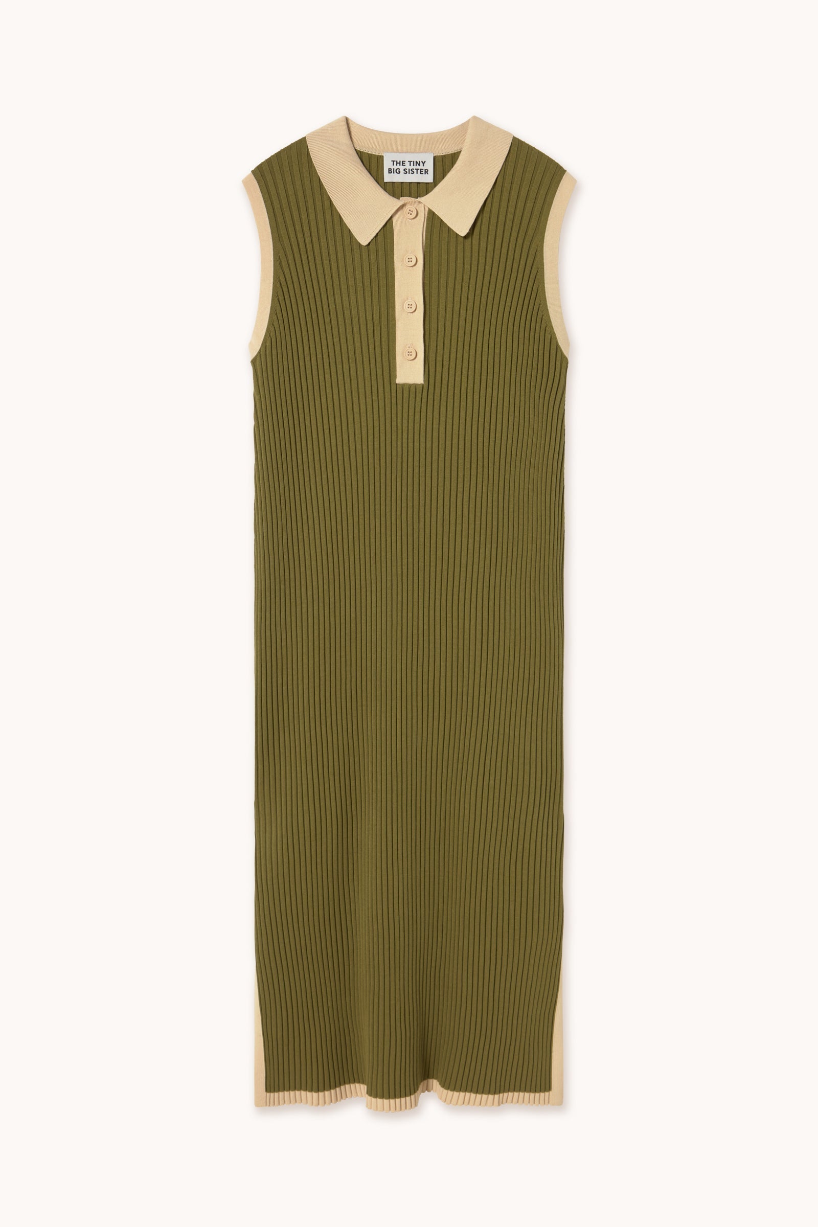 COLOR BLOCK POLO DRESS