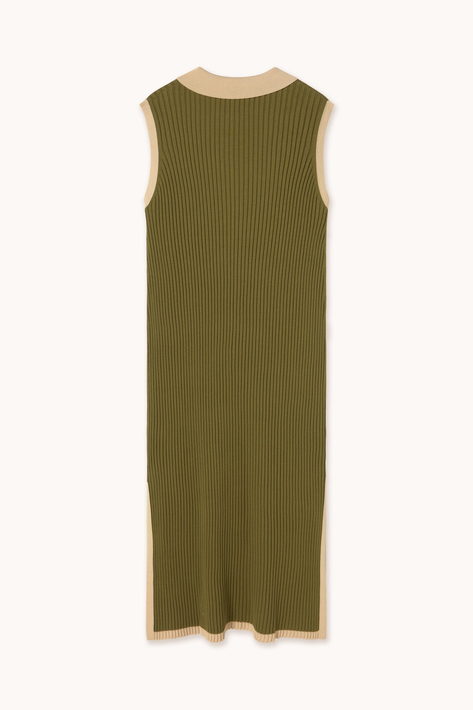 COLOR BLOCK POLO DRESS