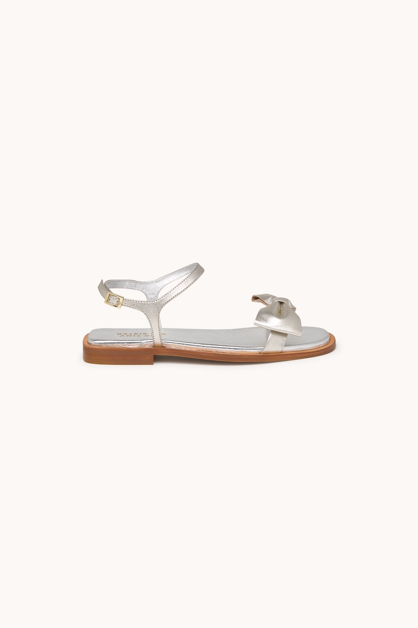 SANDALIAS DE LAZO METÁLICAS
