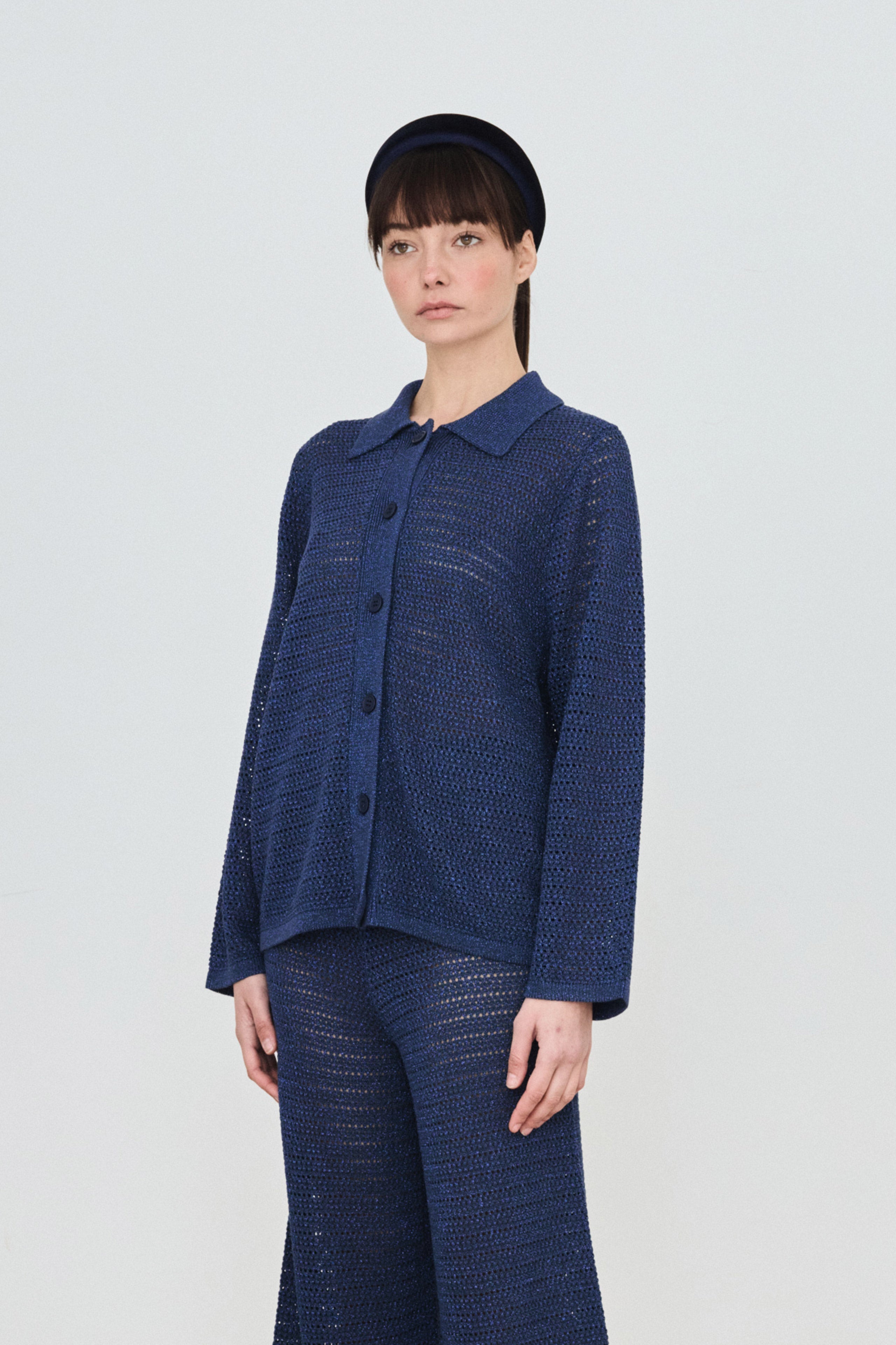 LUREX-SPITZENBLUSE
