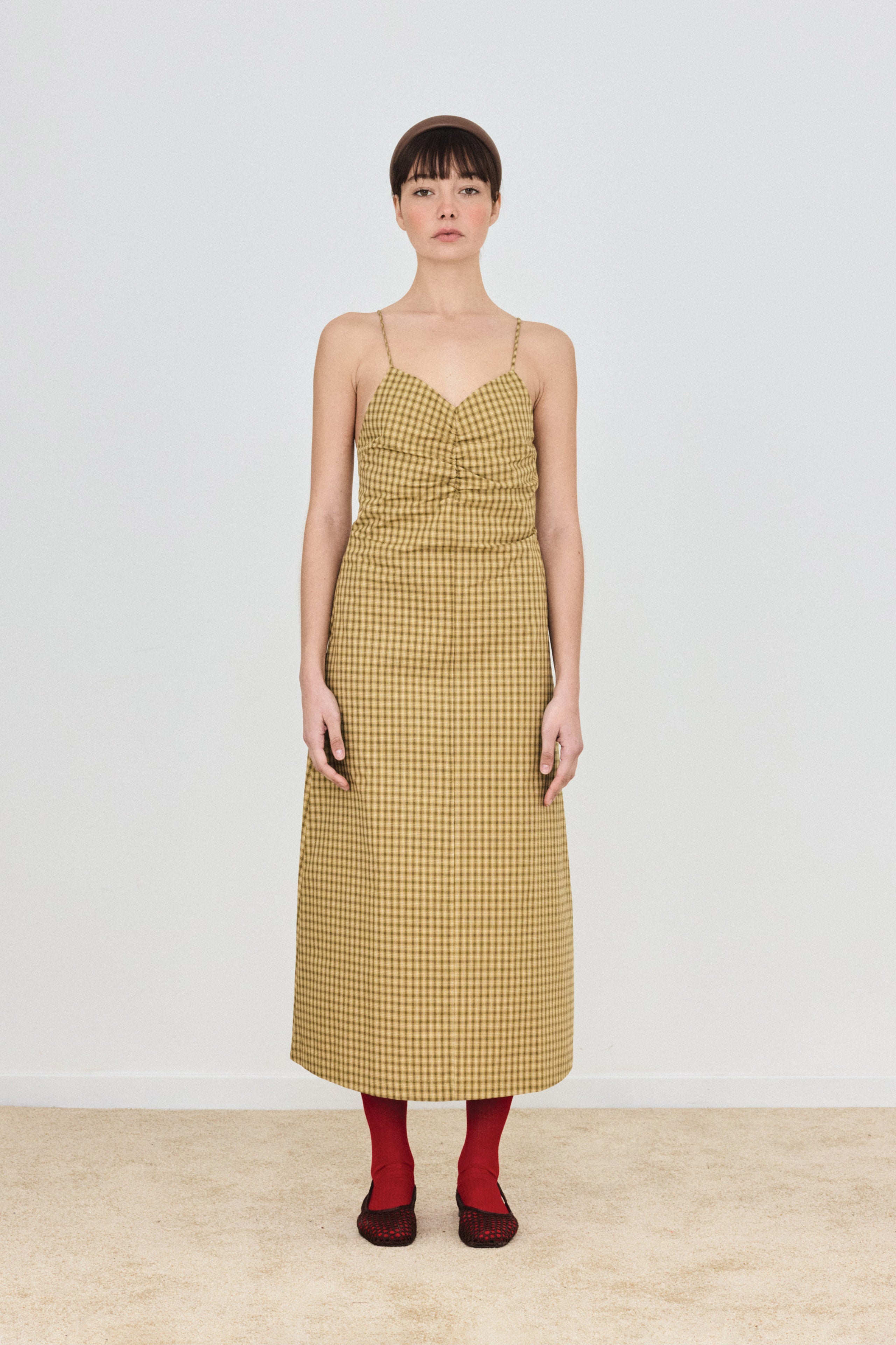 SMALL CHECK DRESS