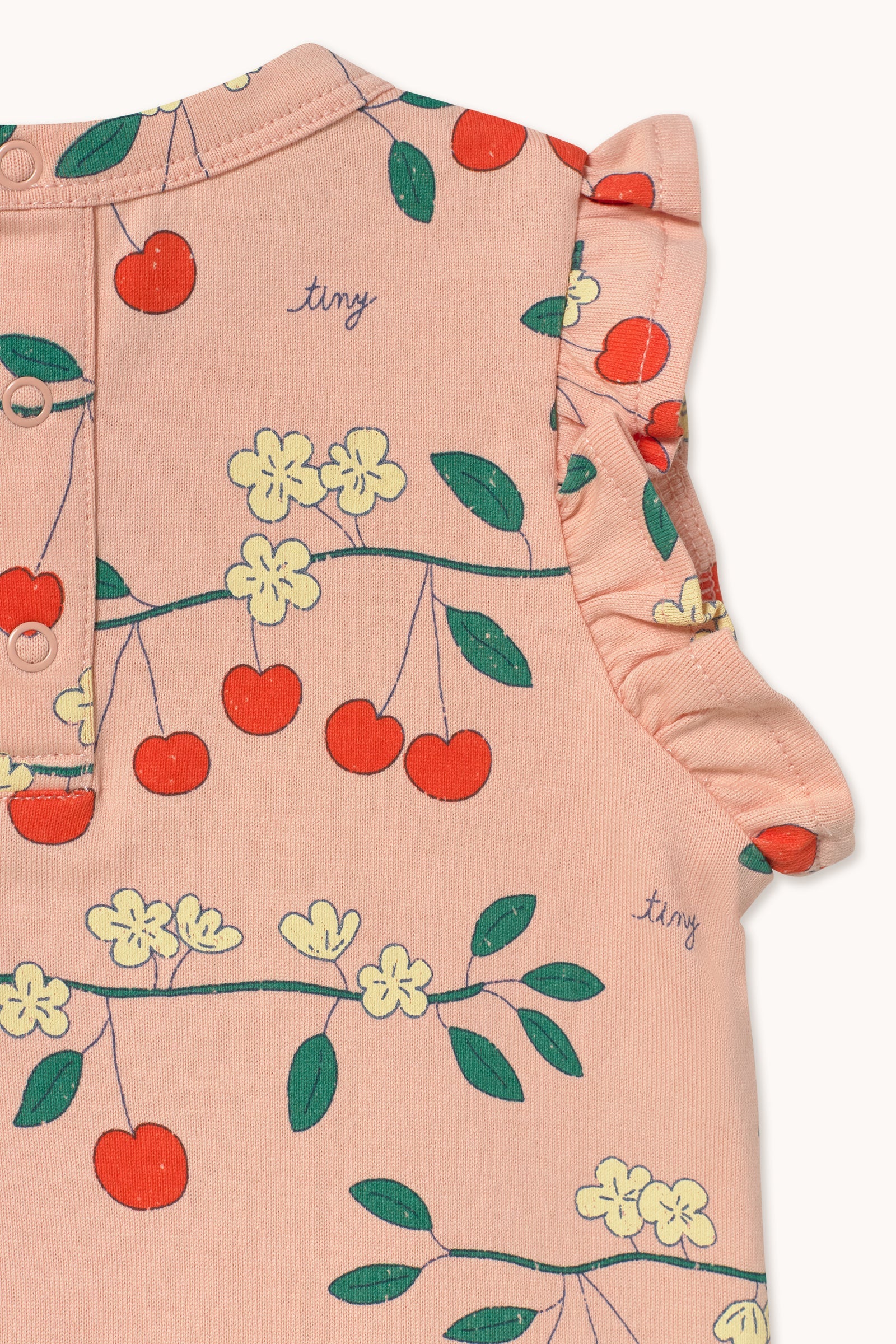 CHERRY TREES FRILL TEE