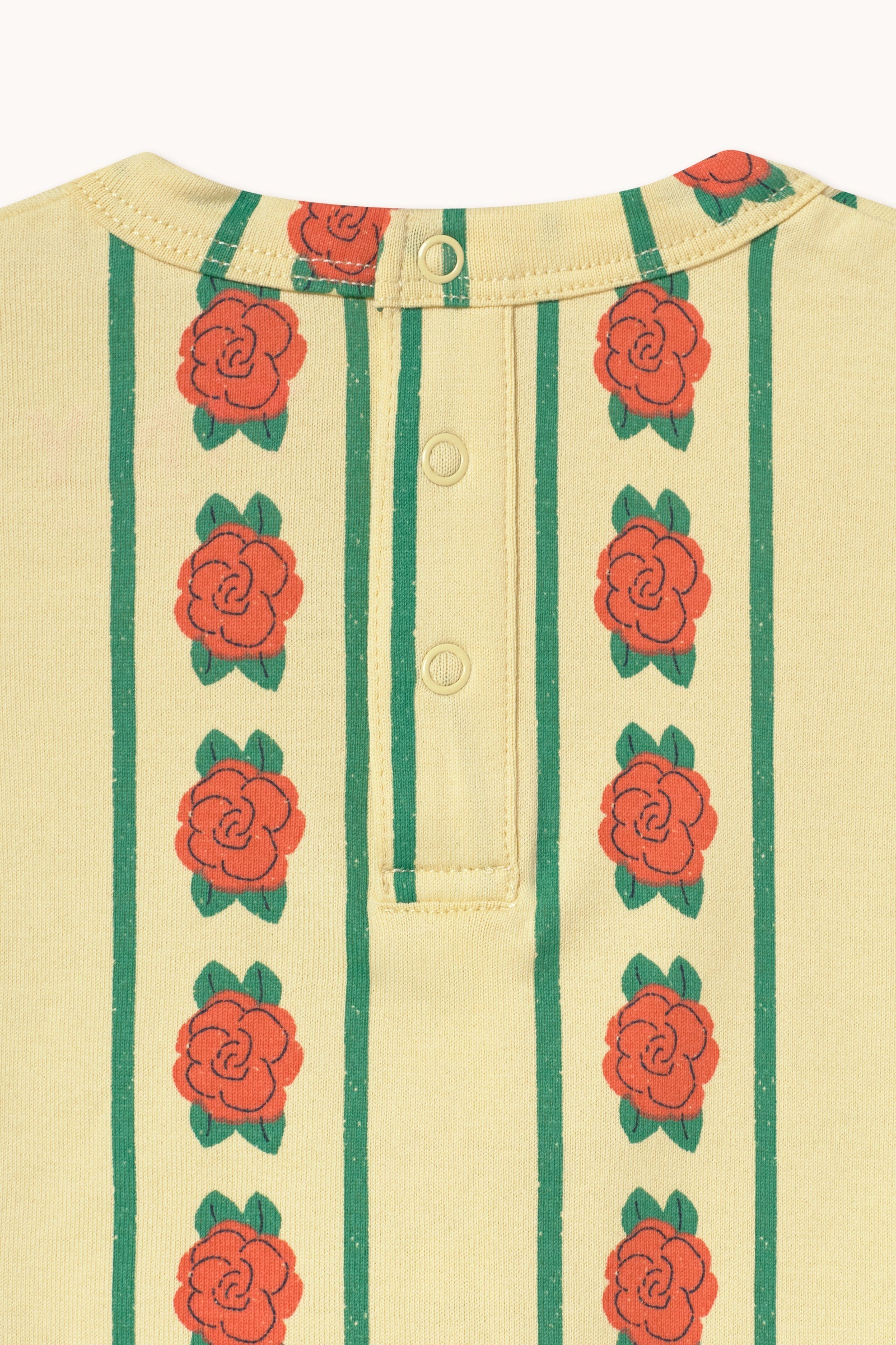 ROSE PATTERN KNITTED BABY TEE