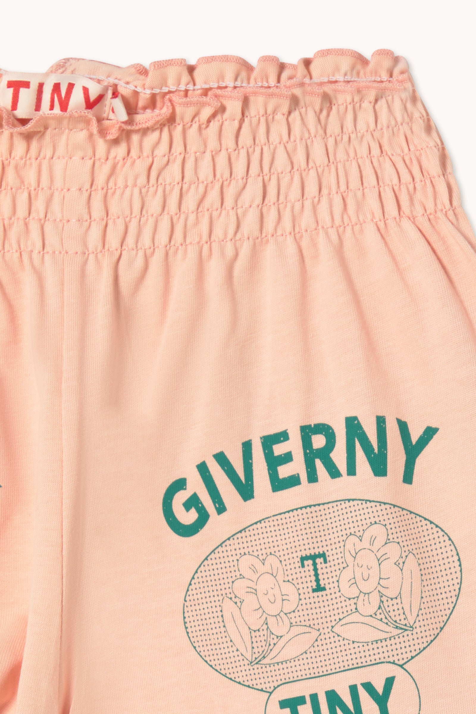 GIVERNY GRAPHIC SMOCKED SHORTS