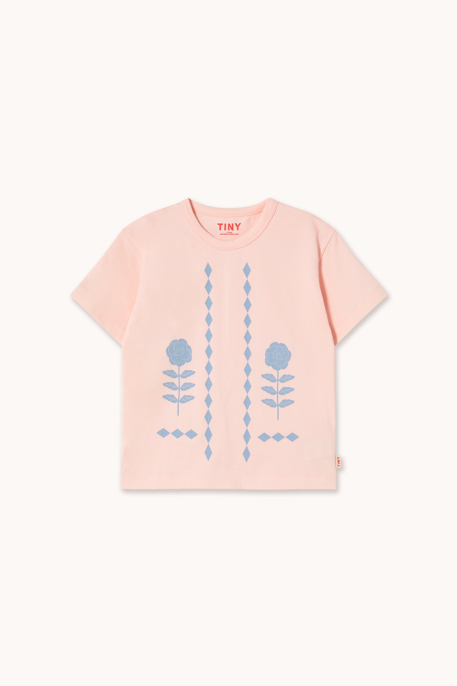 FLOWER PATTERN GRAPHIC TEE