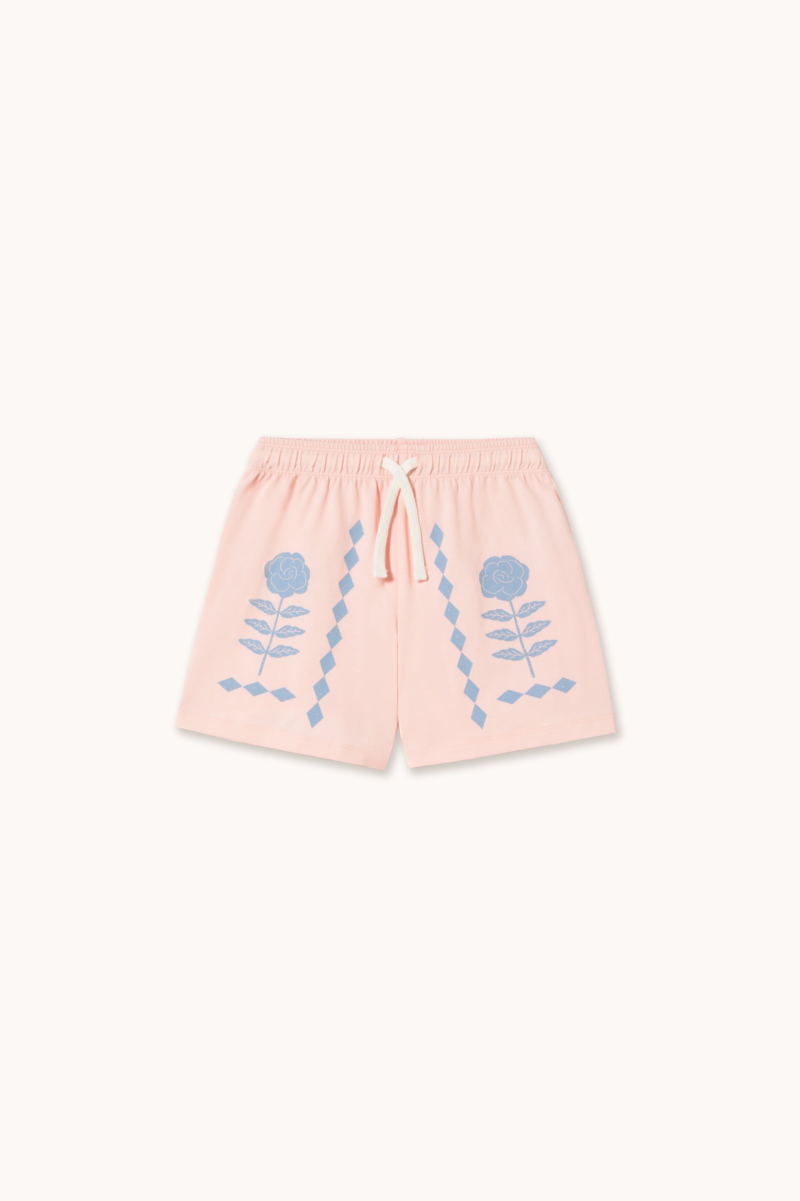 FLOWER PATTERN GRAPHIC SHORTS