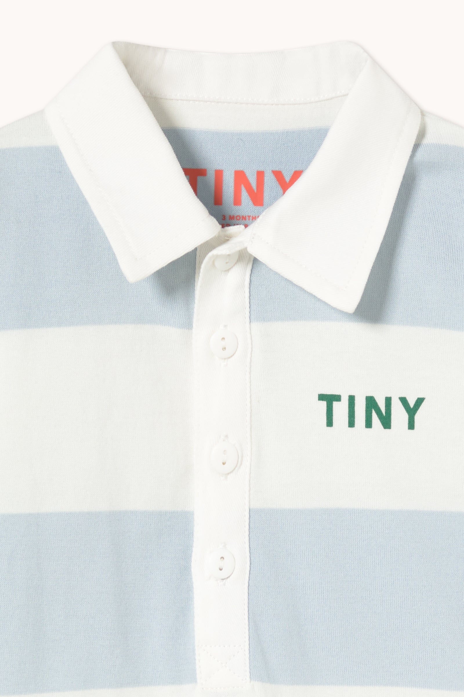 STRIPES KNIT POLO ONE-PIECE