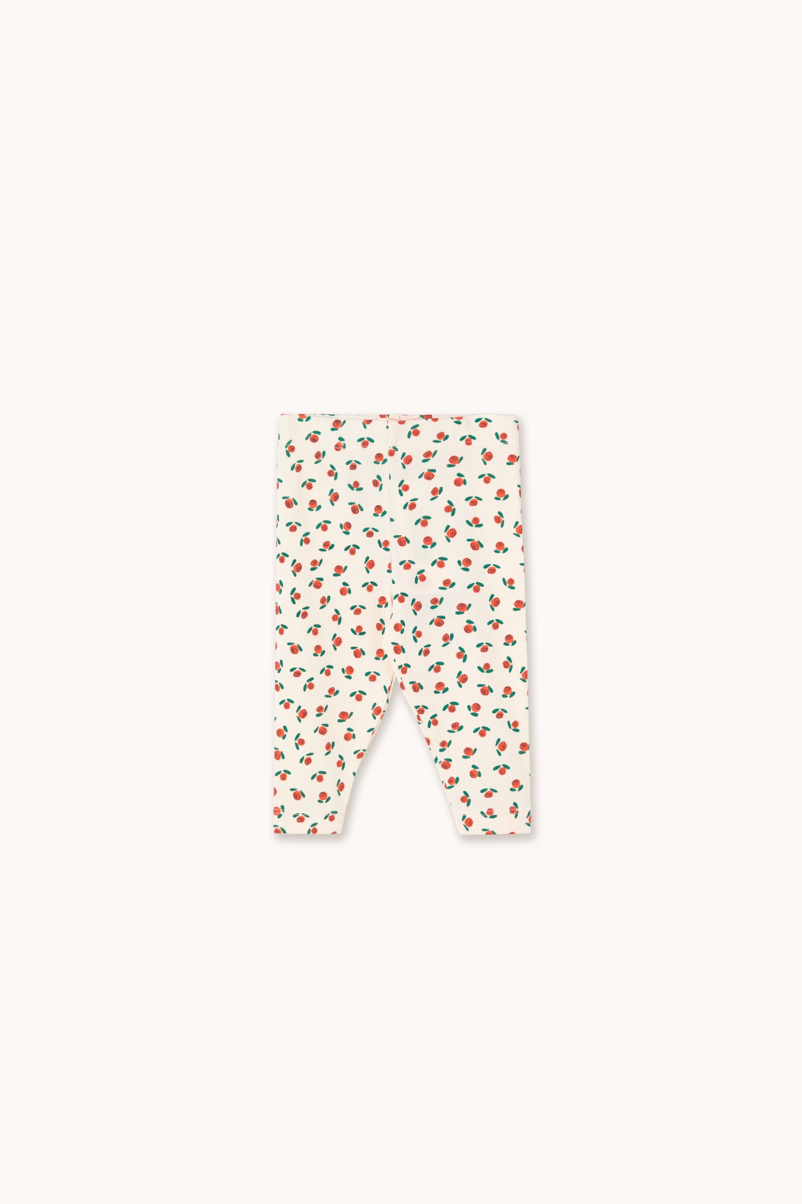 TINY ROSES RIB BABY PANT