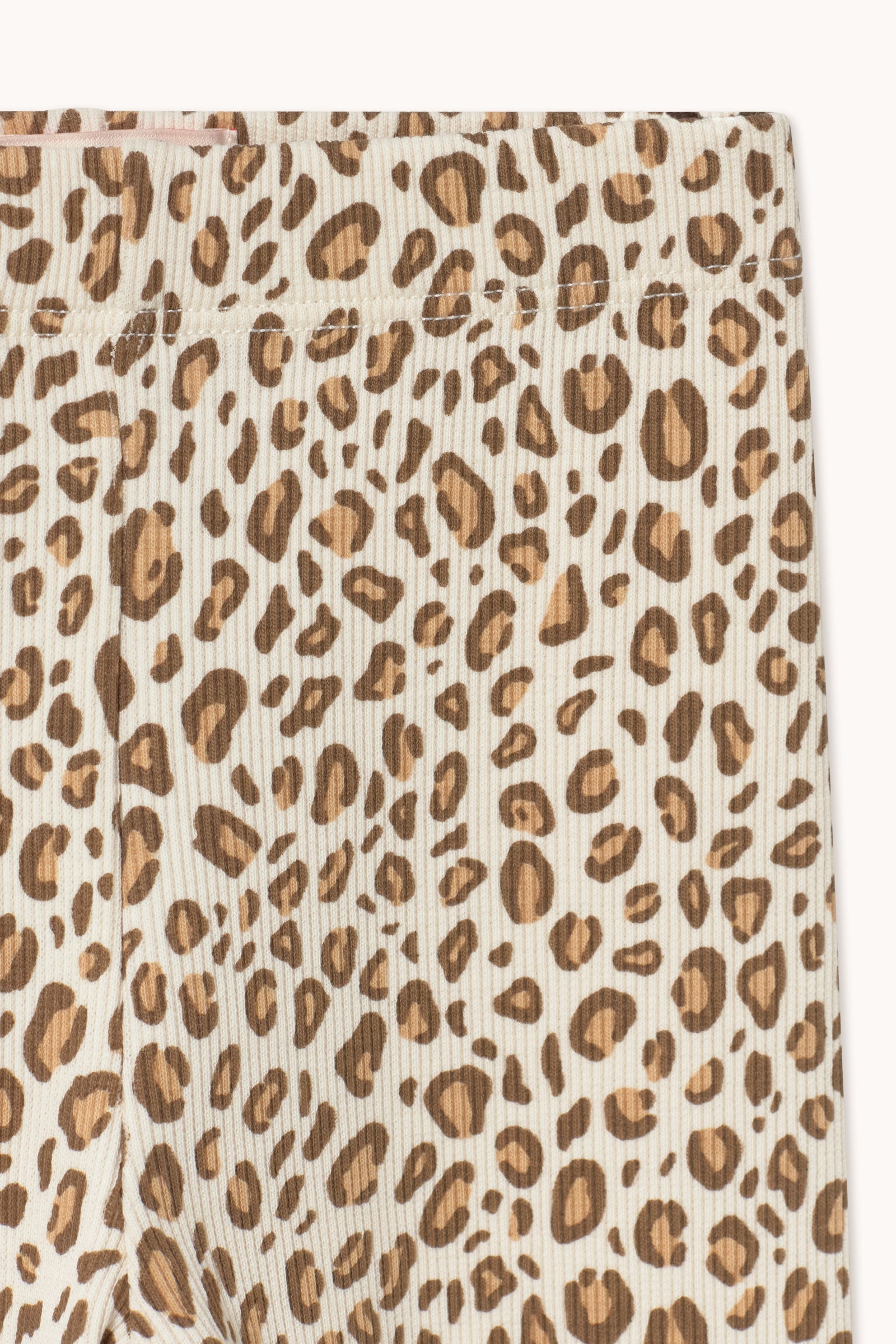 ANIMAL PRINT RIB BABY PANT