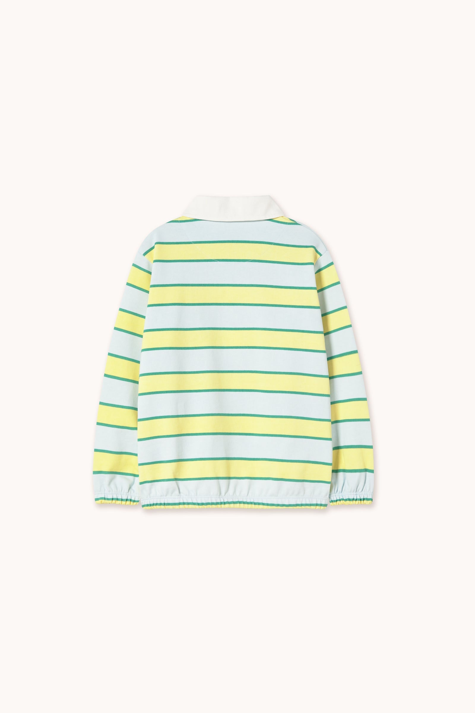 RETRO STRIPES POLO SWEATSHIRT