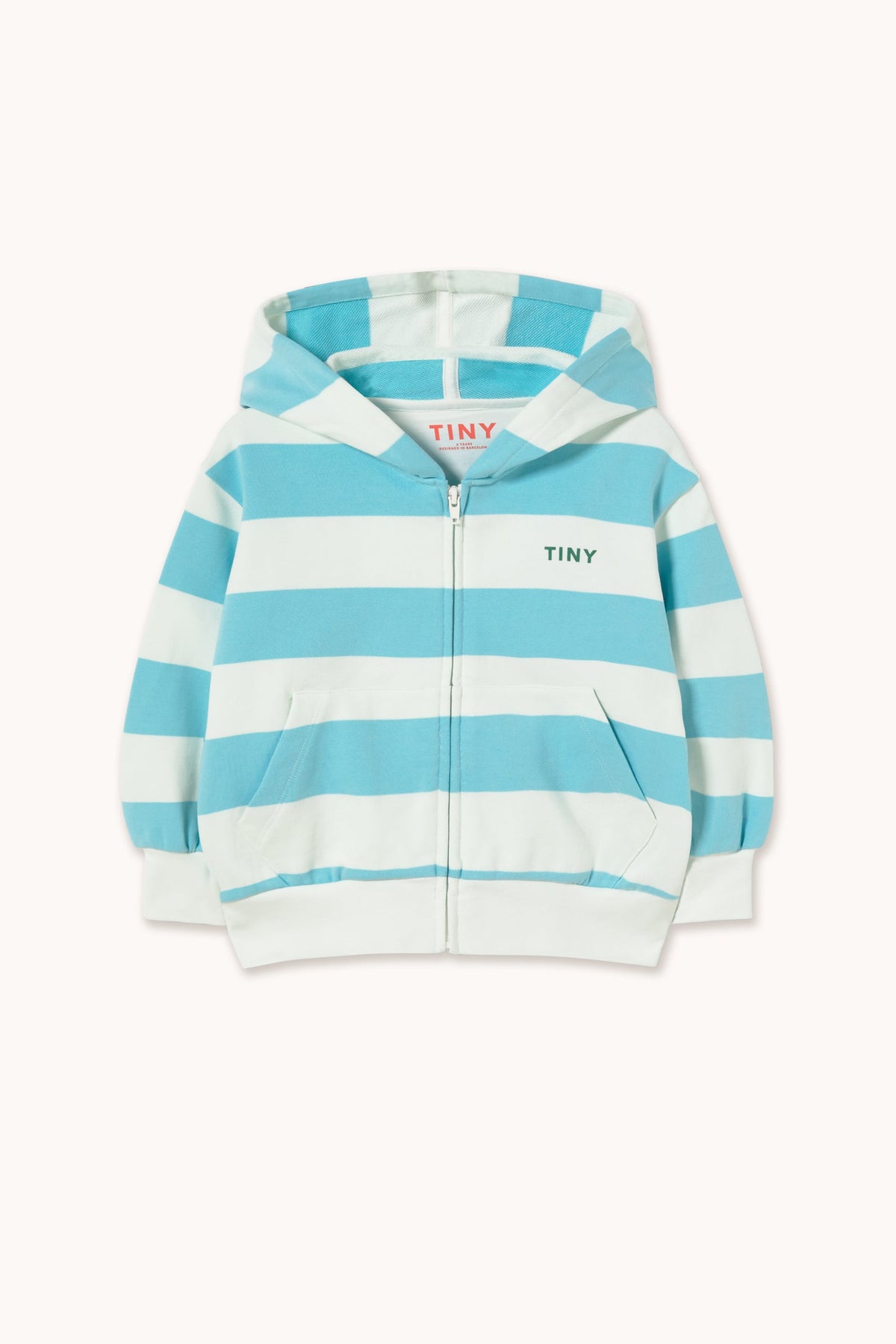 CYAN STRIPES HOODIE