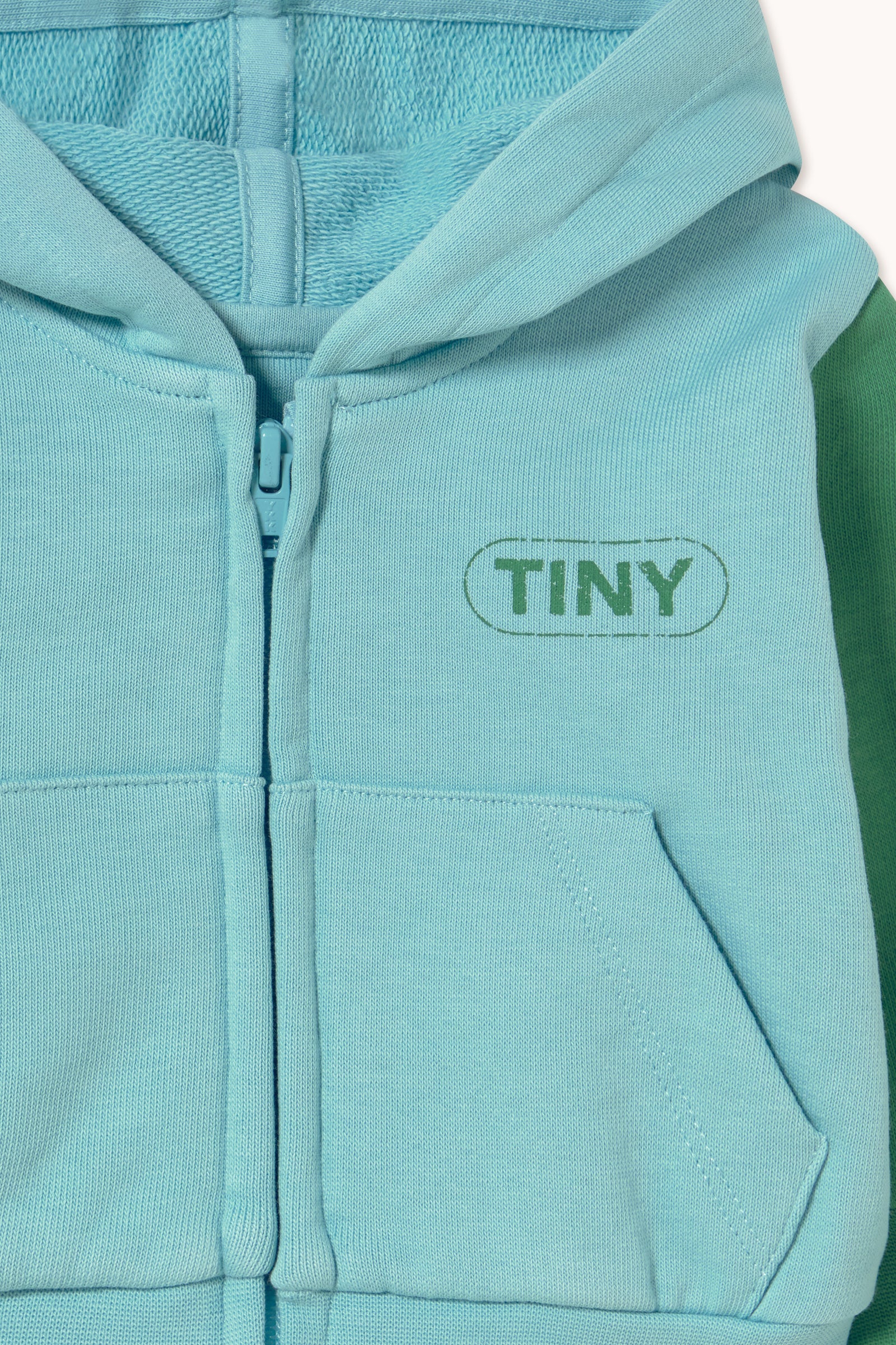 COLOR BLOCK BABY HOODIE