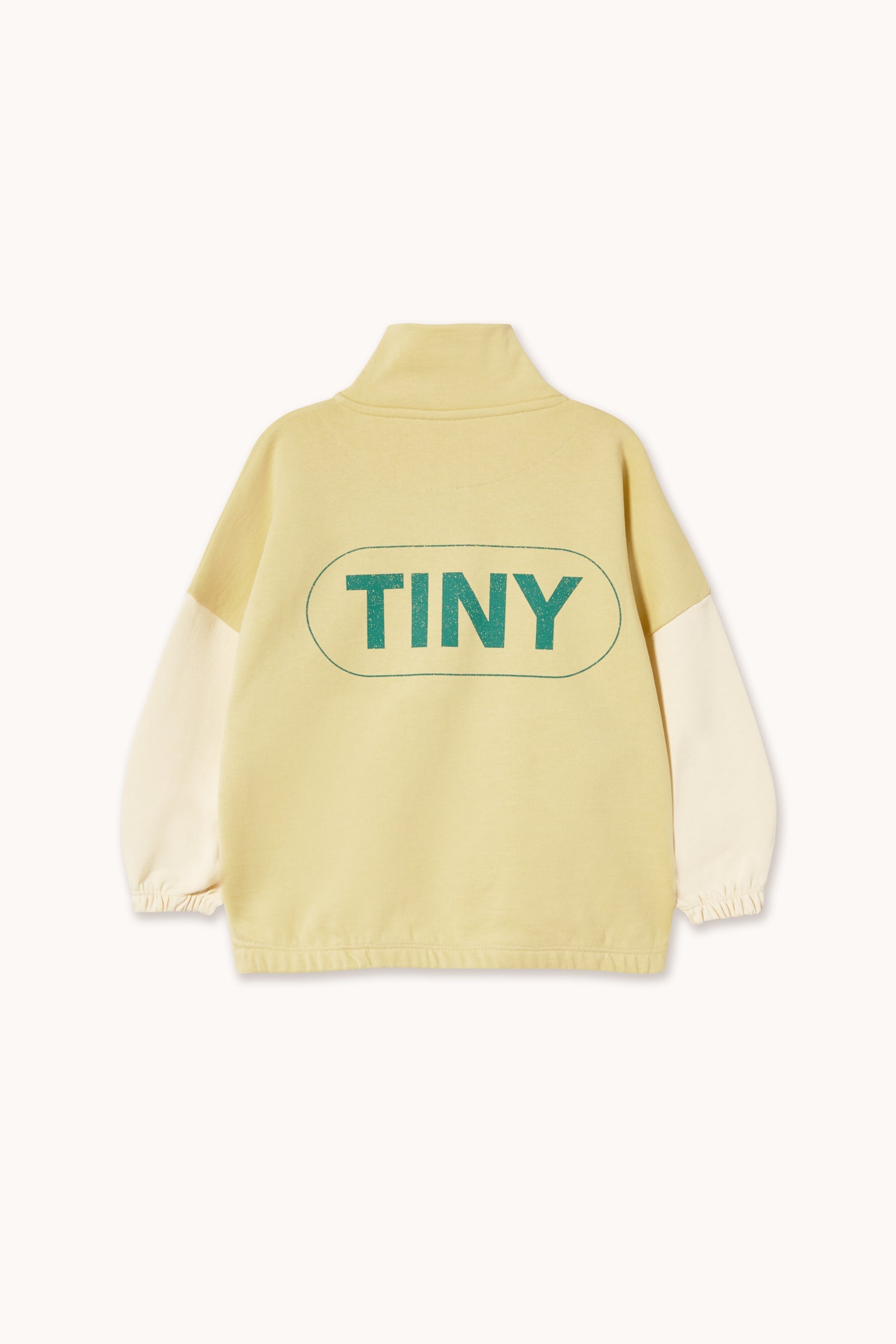 COLOR BLOCK MOCKNECK SWEATSHIRT