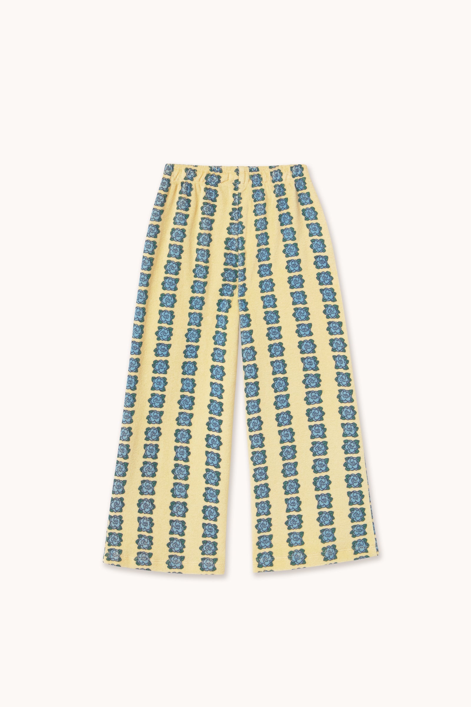 BLUE FLOWERS TOWEL PANT