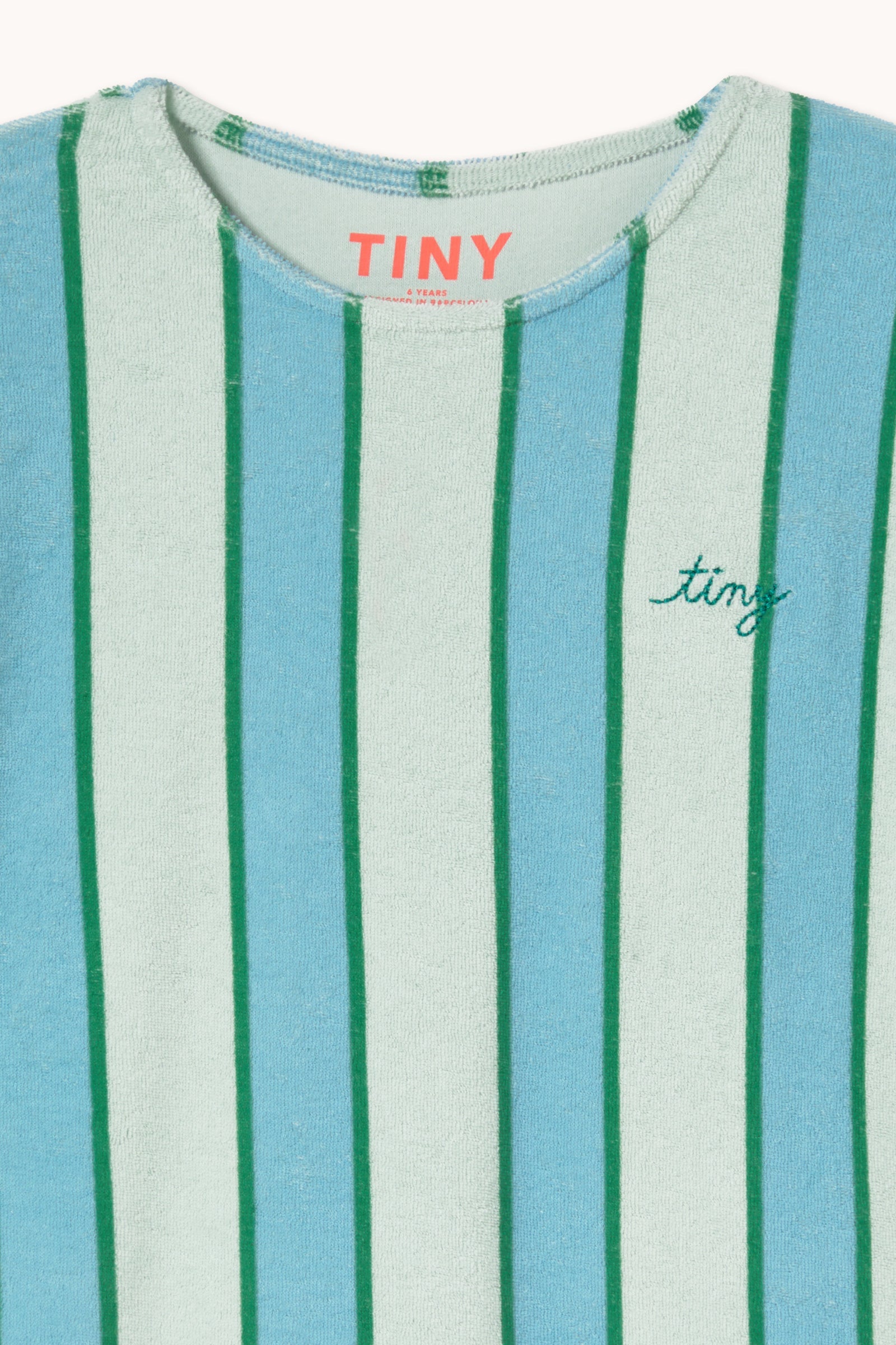 RETRO STRIPES BLUE TOWEL DRESS