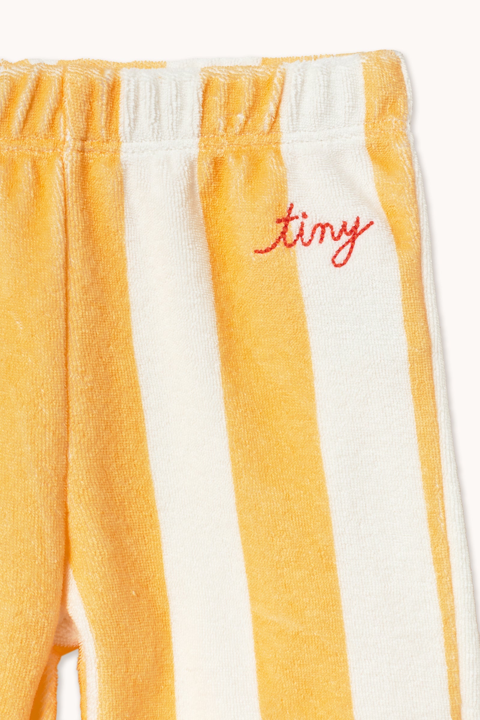 YELLOW STRIPES TOWEL BABY SWEATPANT