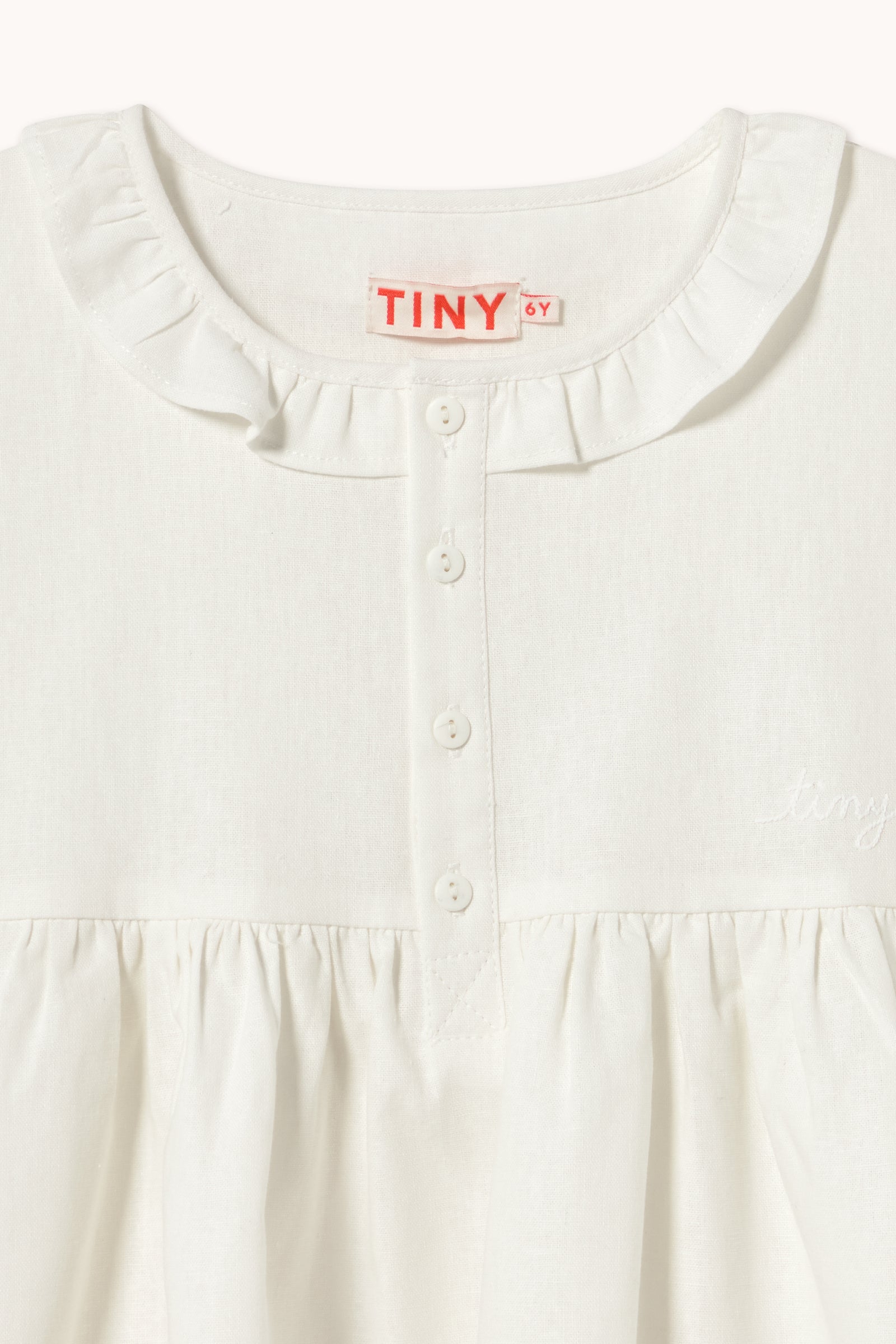 STRIPES FRILLED DRESS