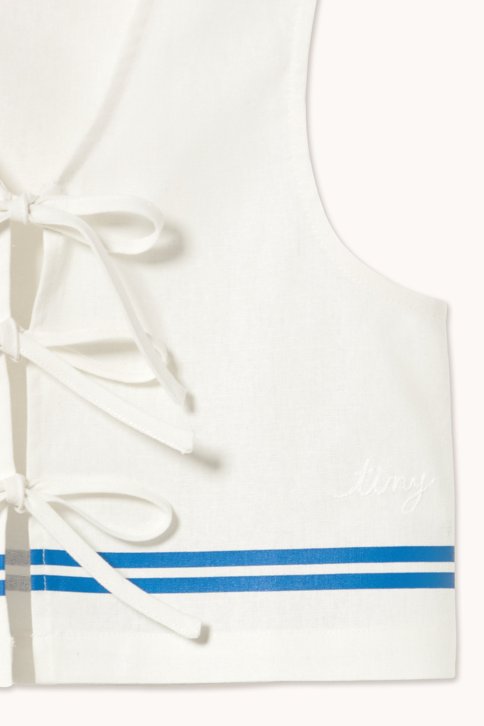 STRIPES WOVEN VEST