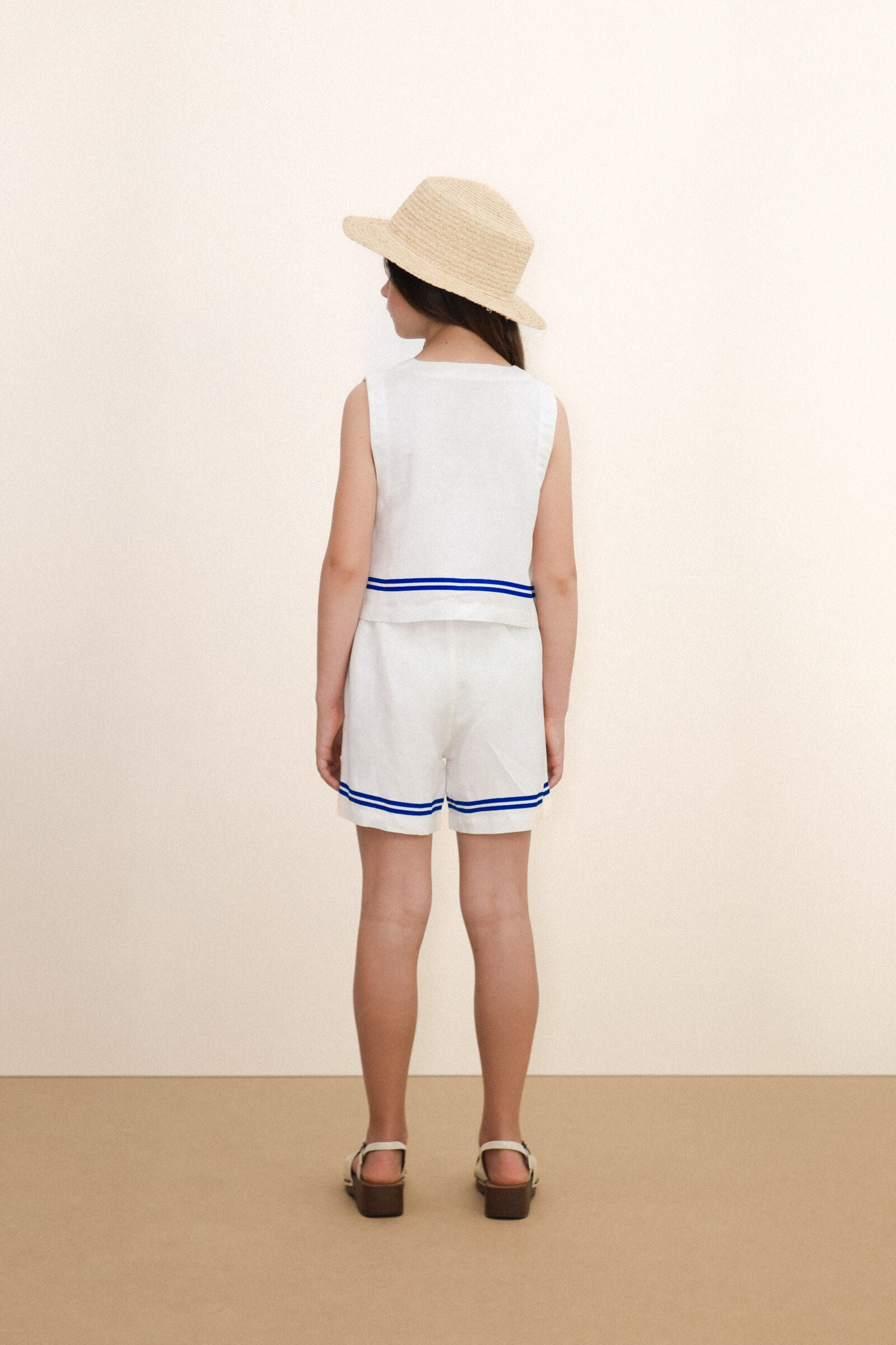 STRIPES WOVEN SHORTS