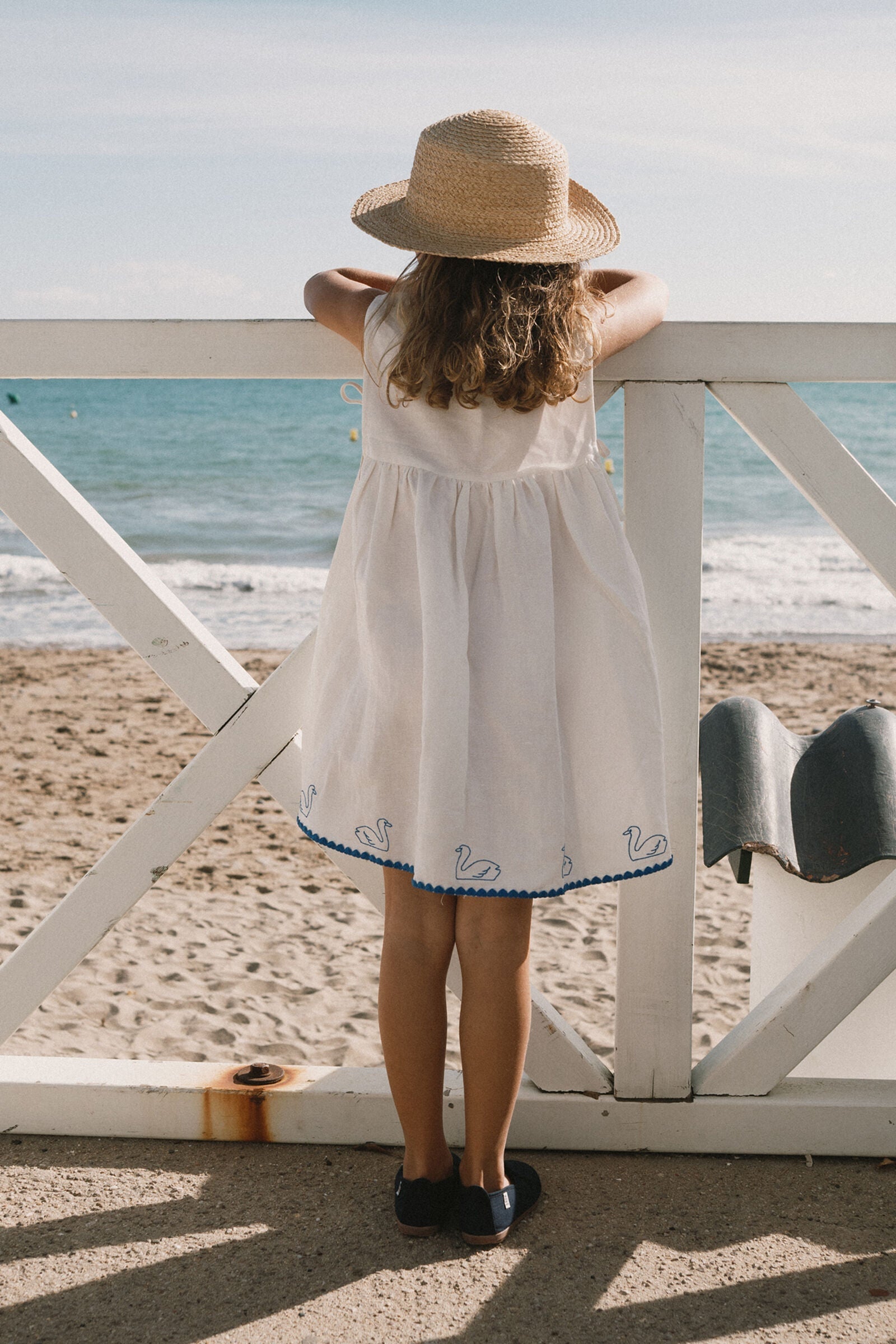 SWANS BOWS DRESS