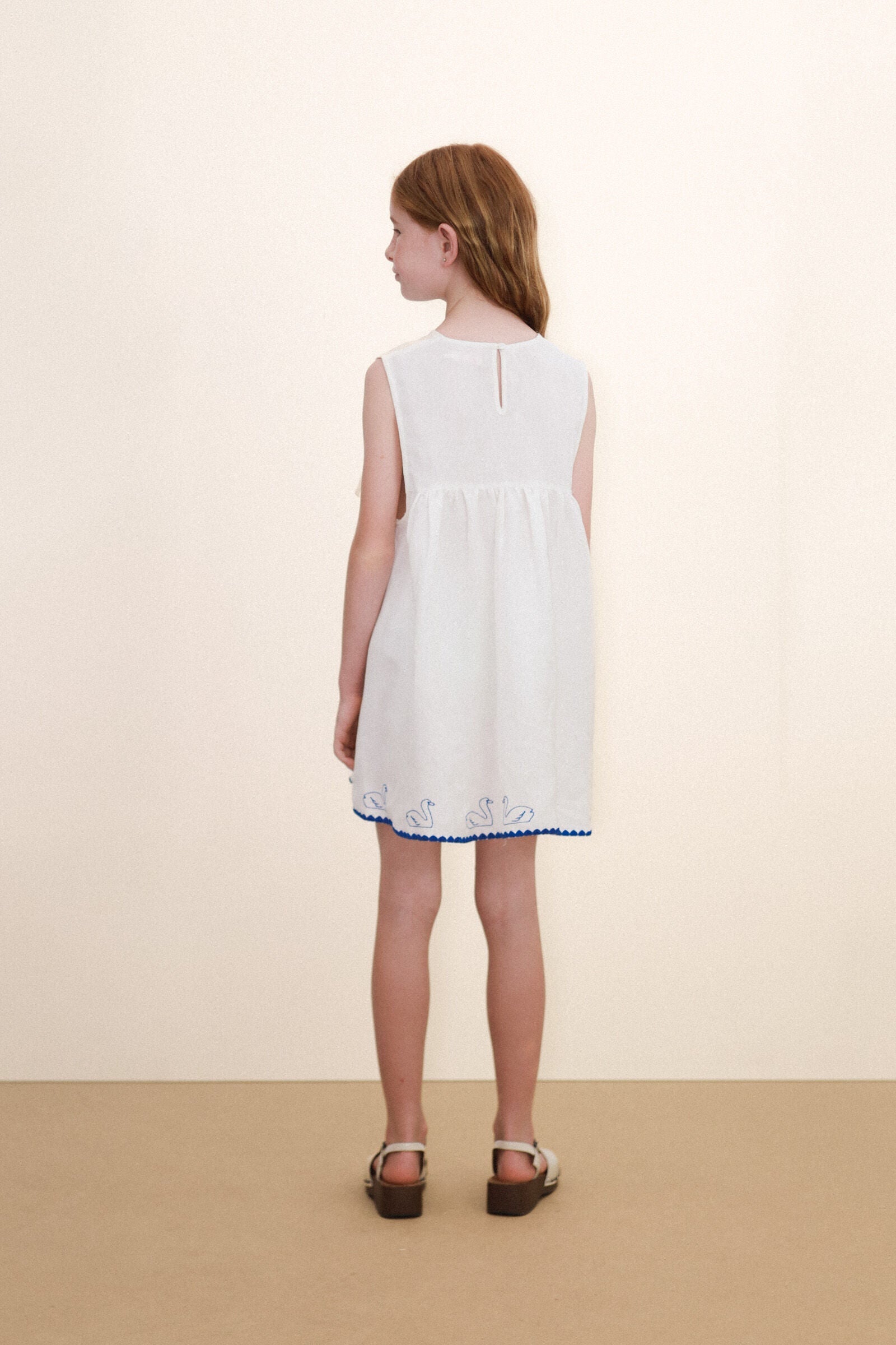 SWANS BOWS DRESS