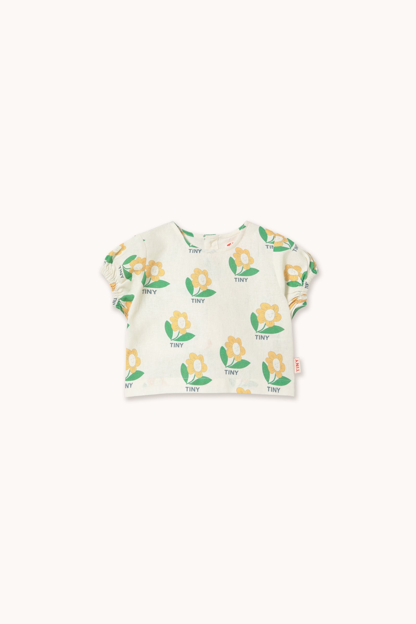 TINY FLOWER LINEN BABY SHIRT