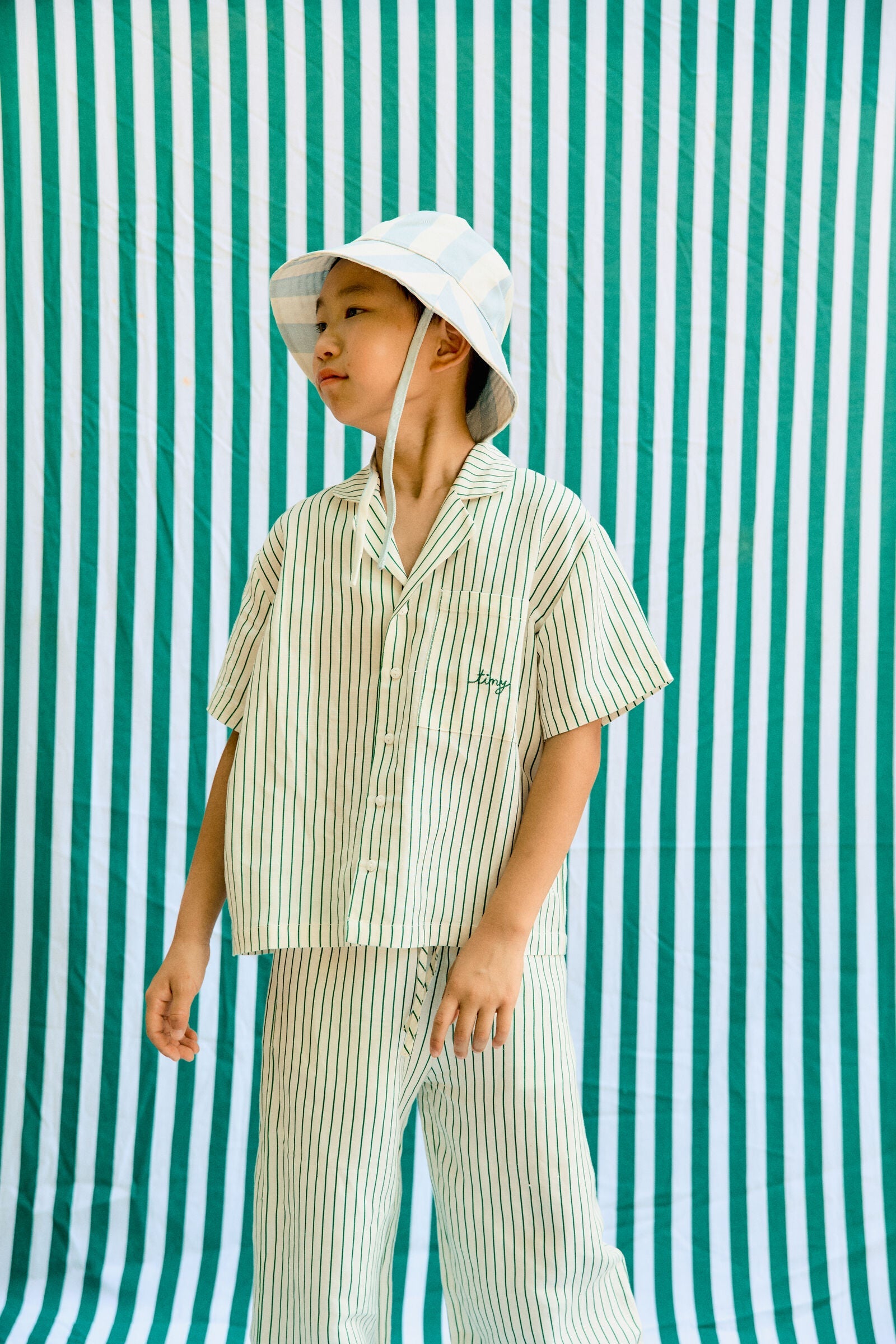 EMERALD STRIPES SHIRT