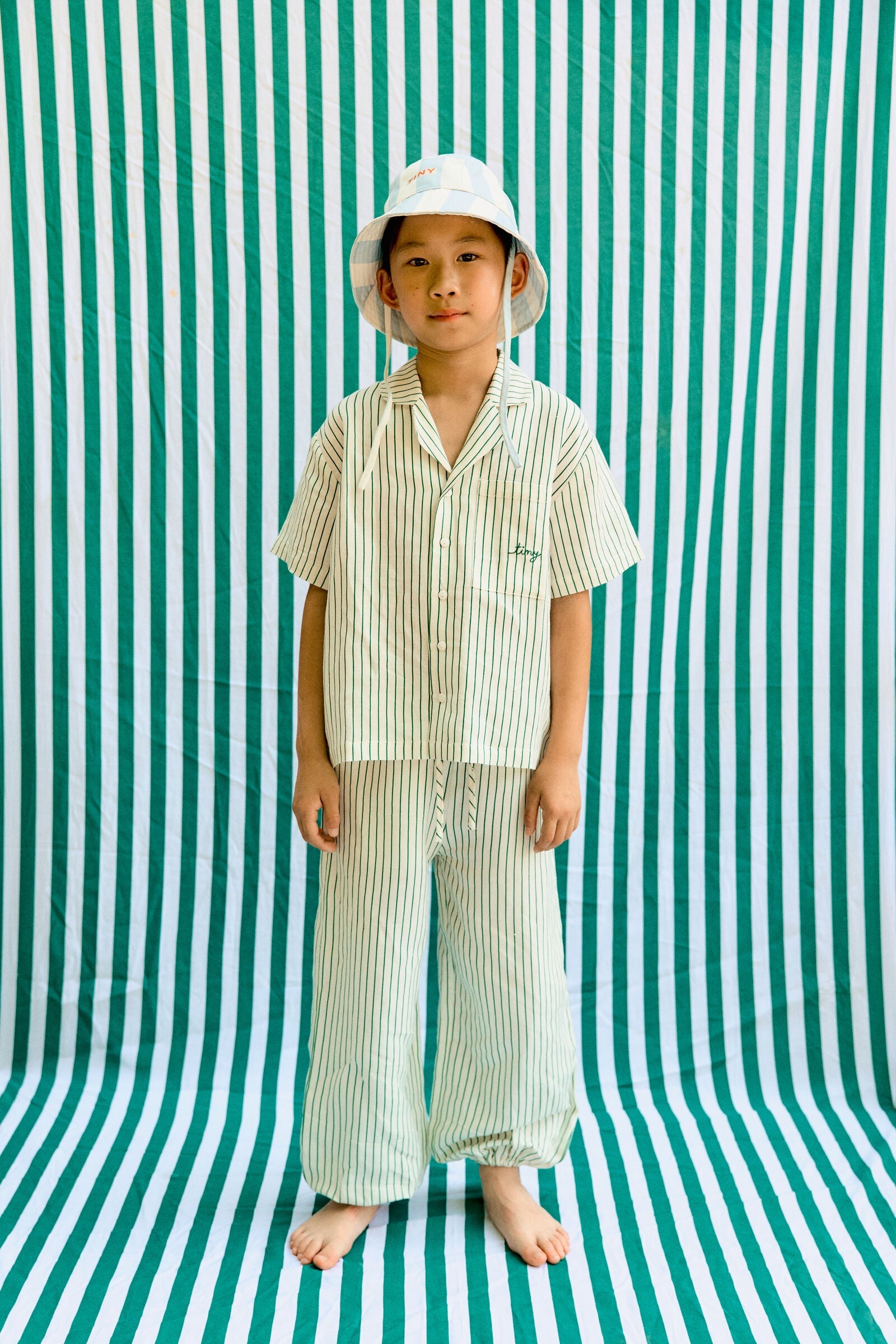 EMERALD STRIPES PANT