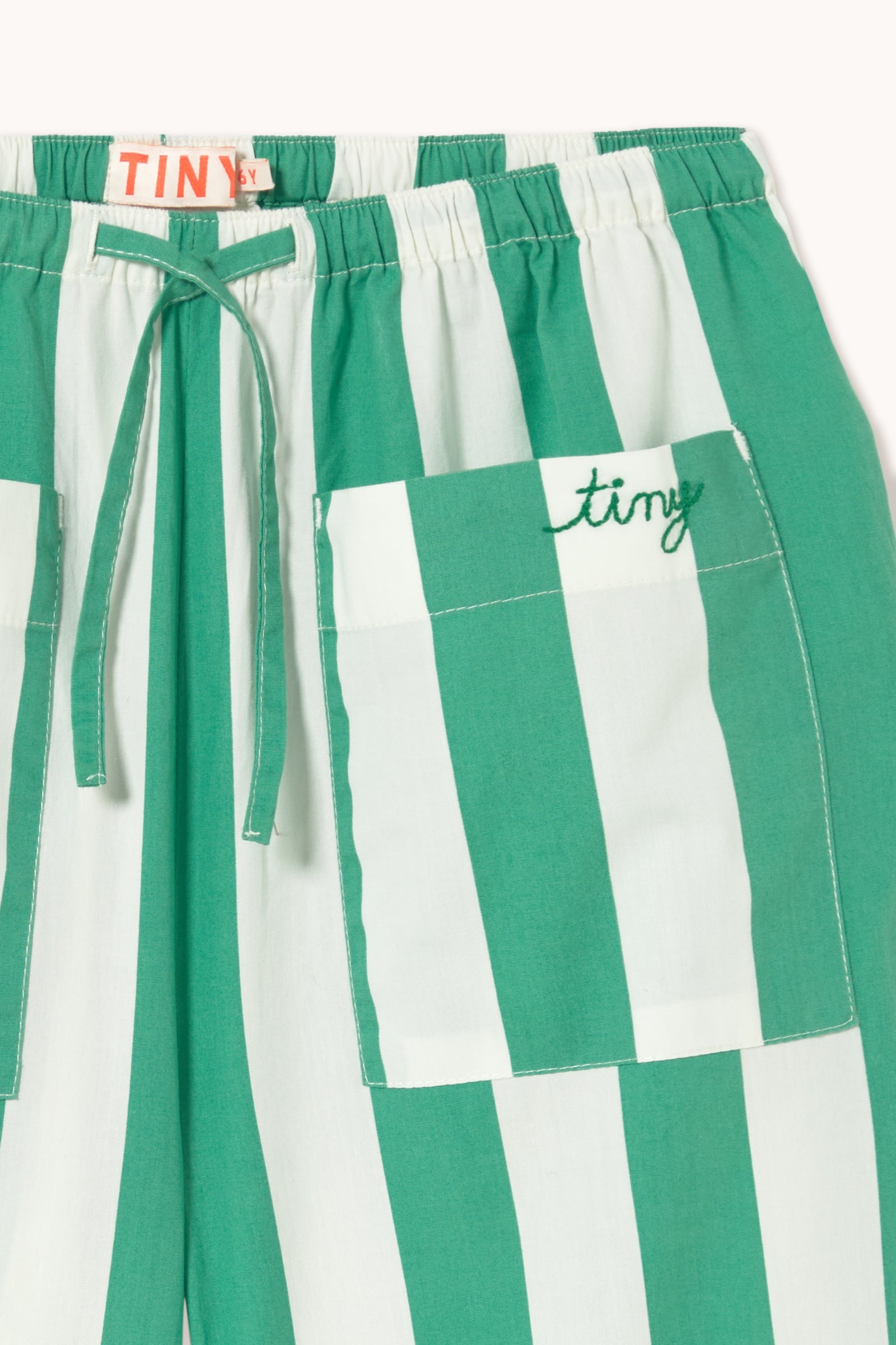 EMERALD STRIPES POCKETS PANT
