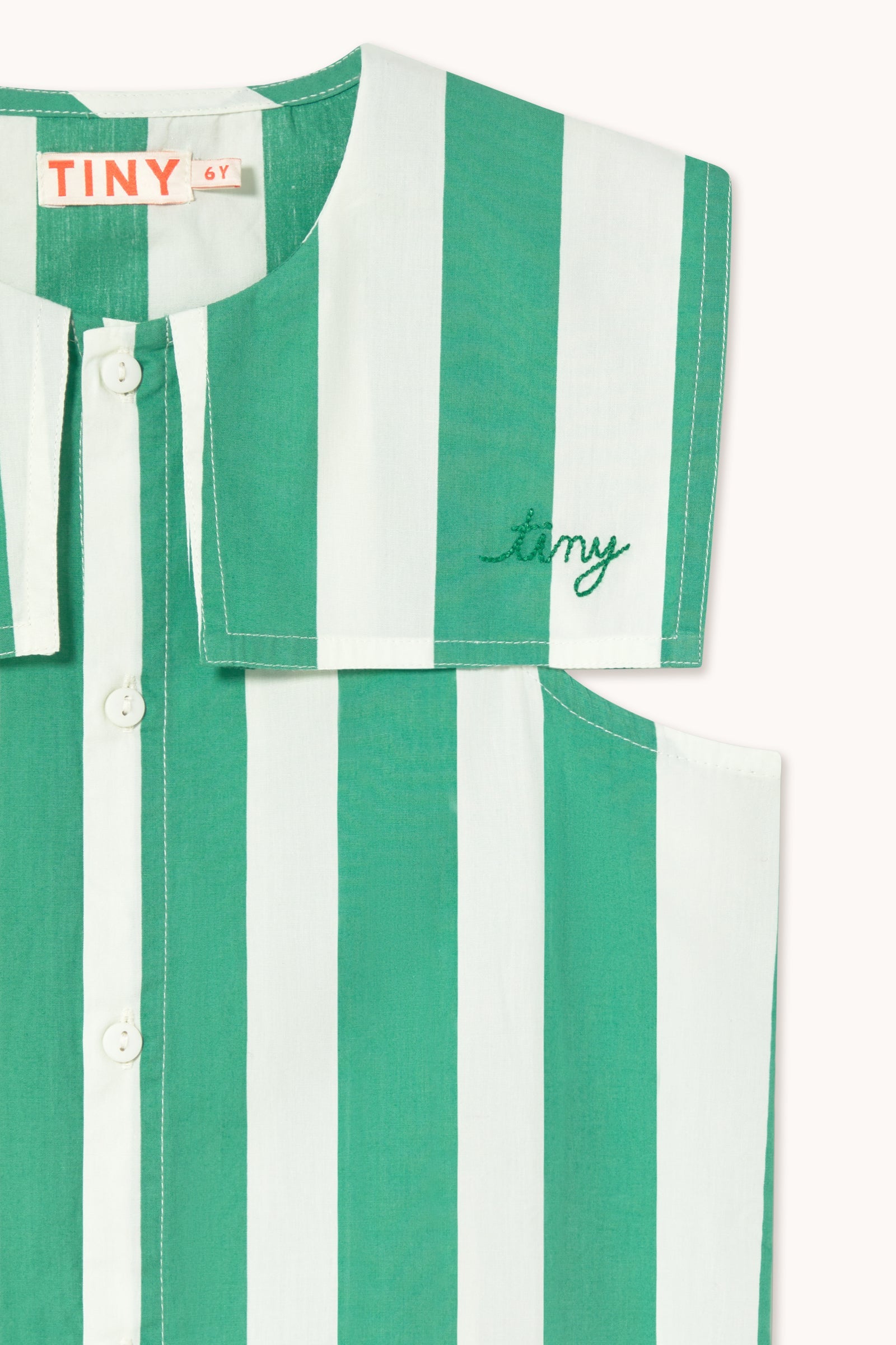 EMERALD STRIPES DRESS