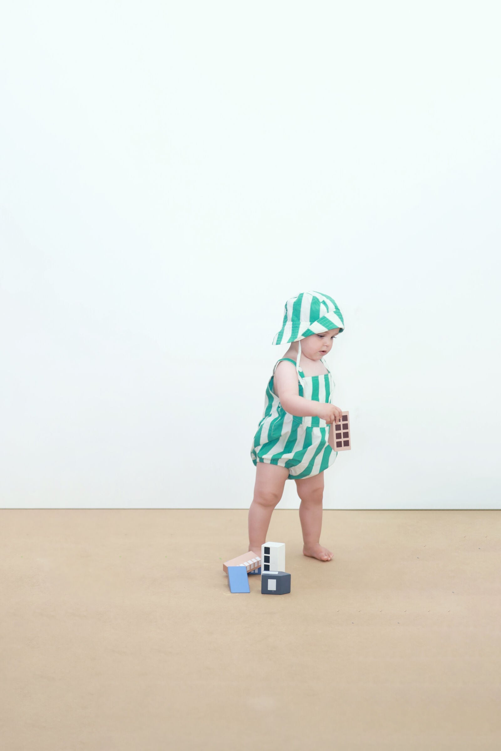EMERALD STRIPES BABY BODY