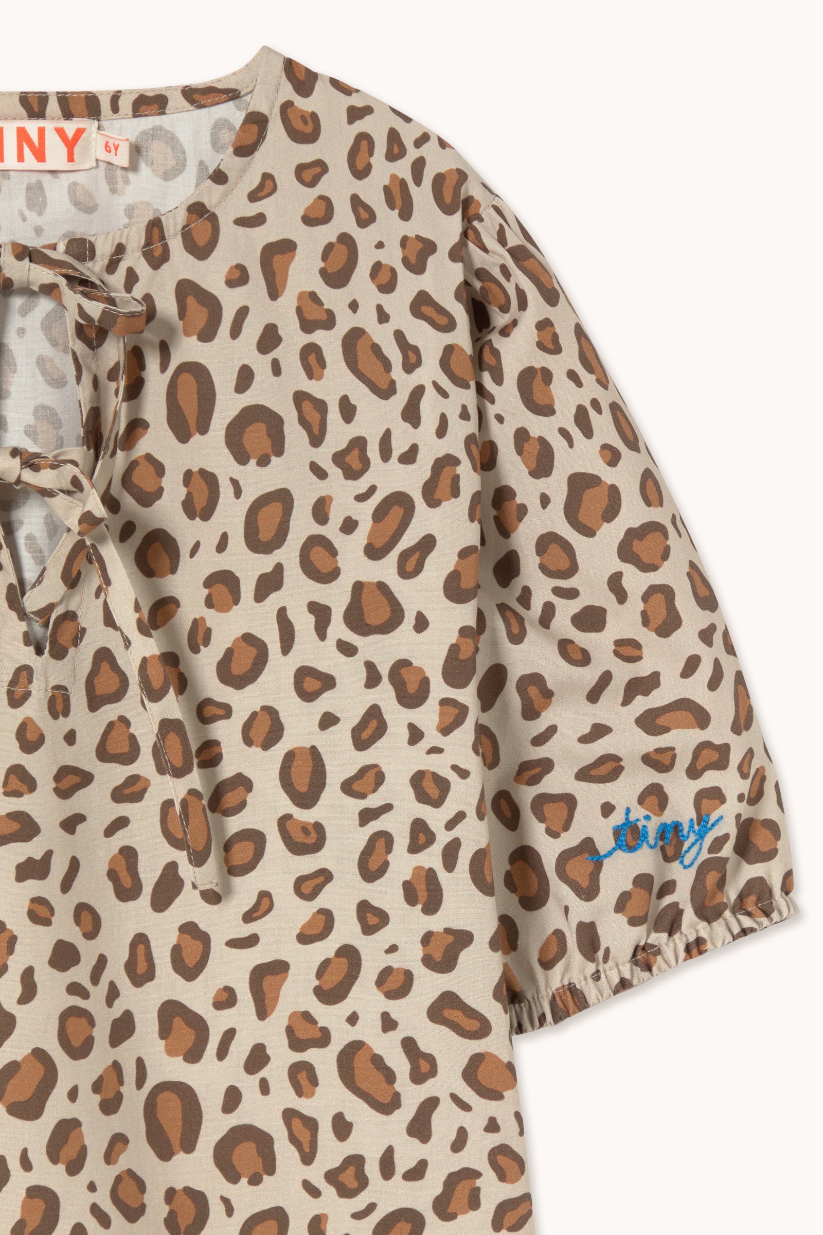 ANIMAL PRINT BOWS DRESS