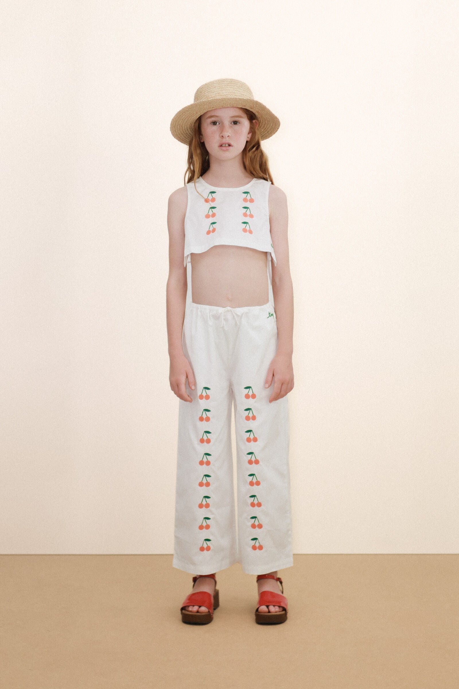 MINI CHERRIES TWILL PANT