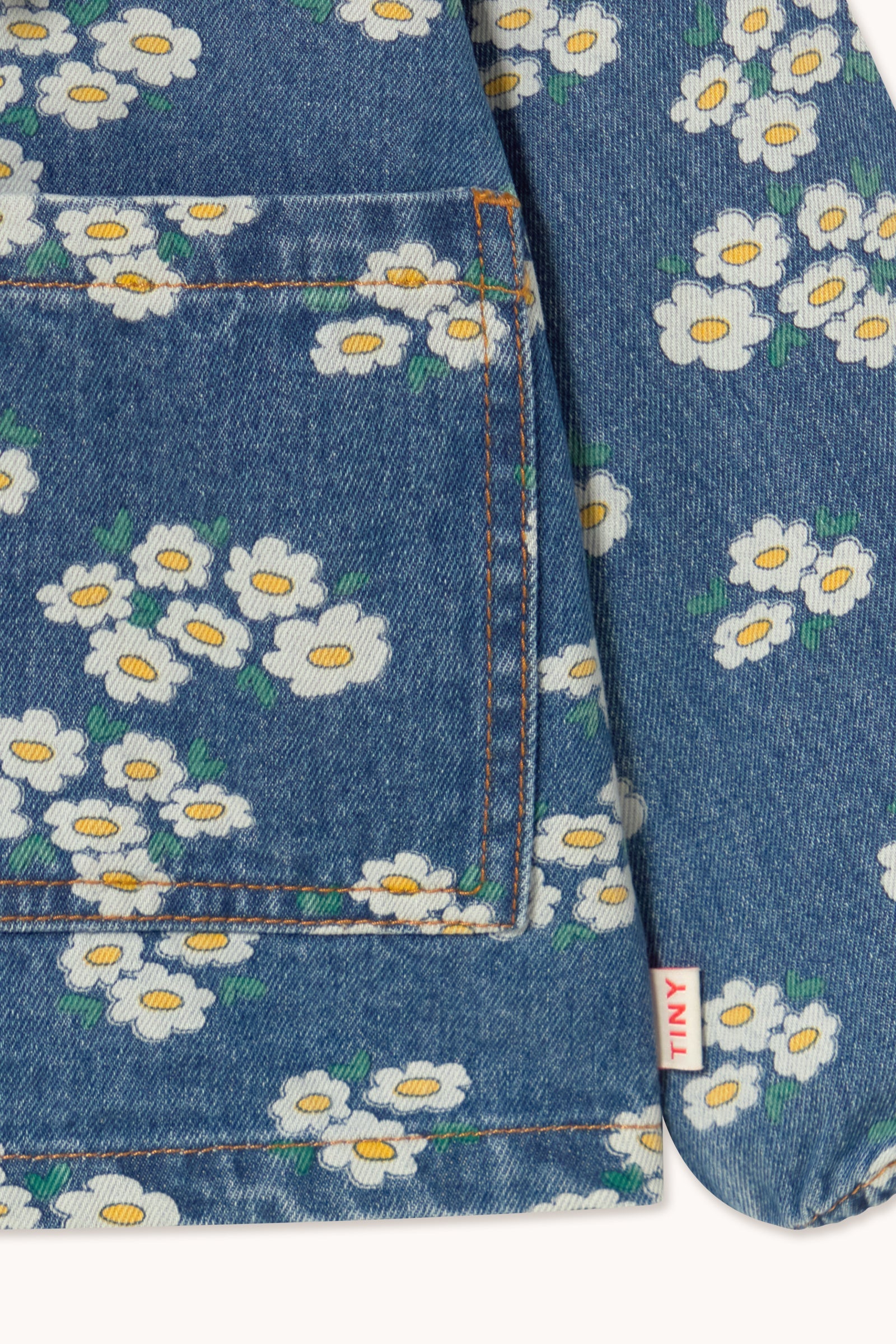 BLOSSOMS DENIM SHIRT