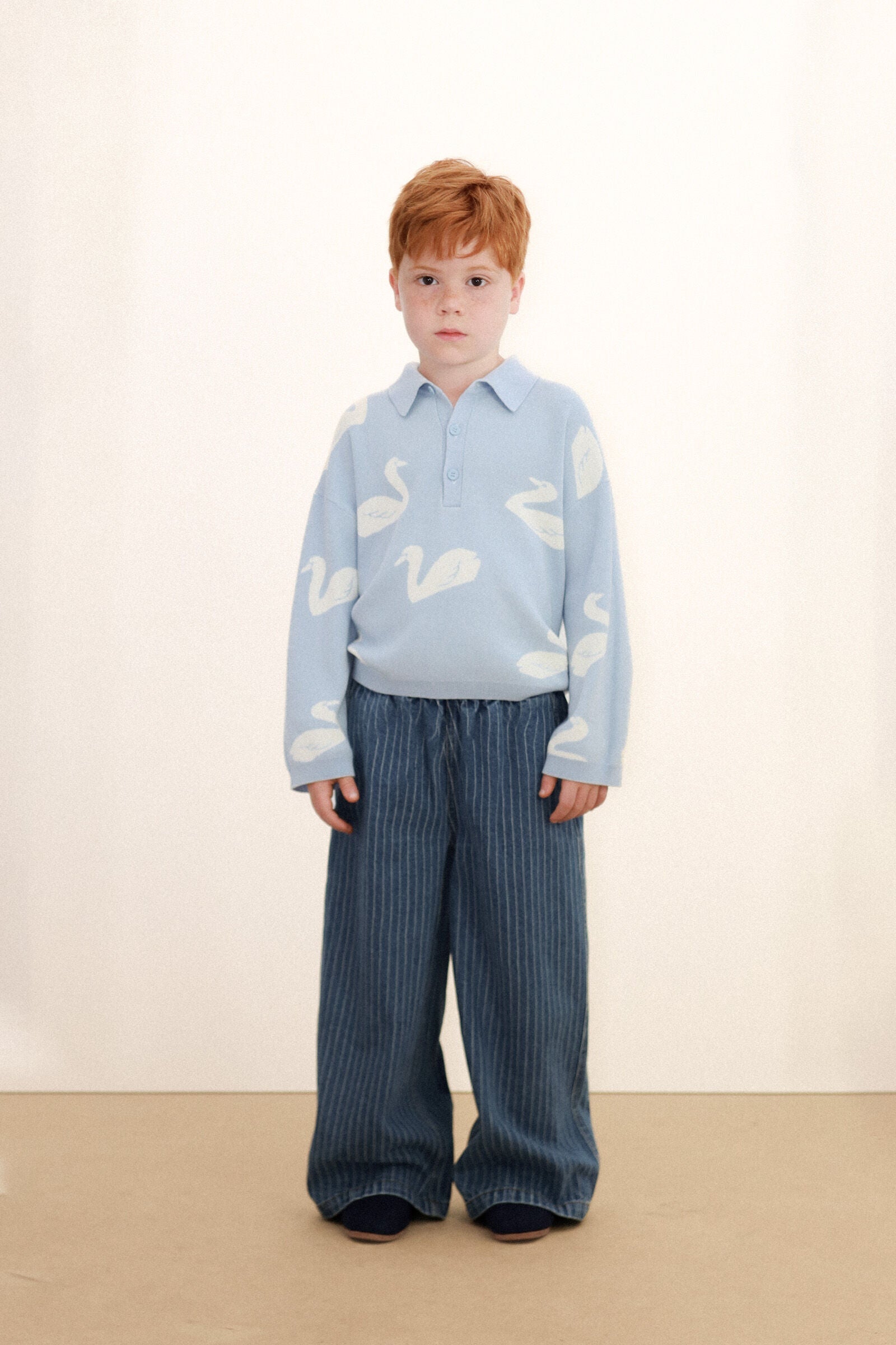 STRIPES DENIM PANT