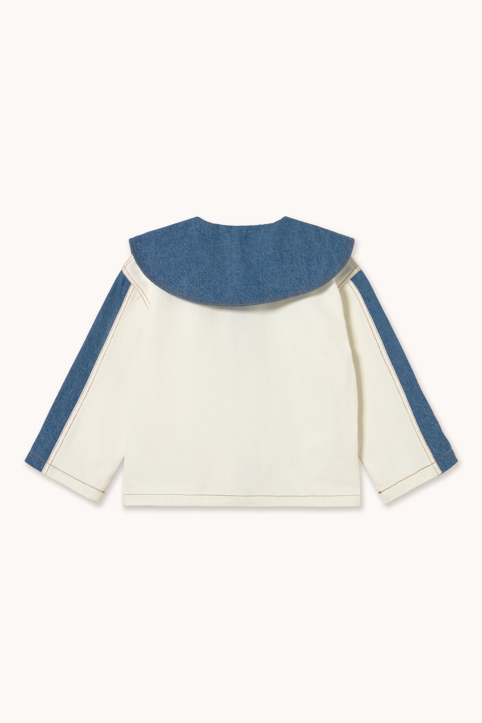 COLOR BLOCK DENIM JACKET