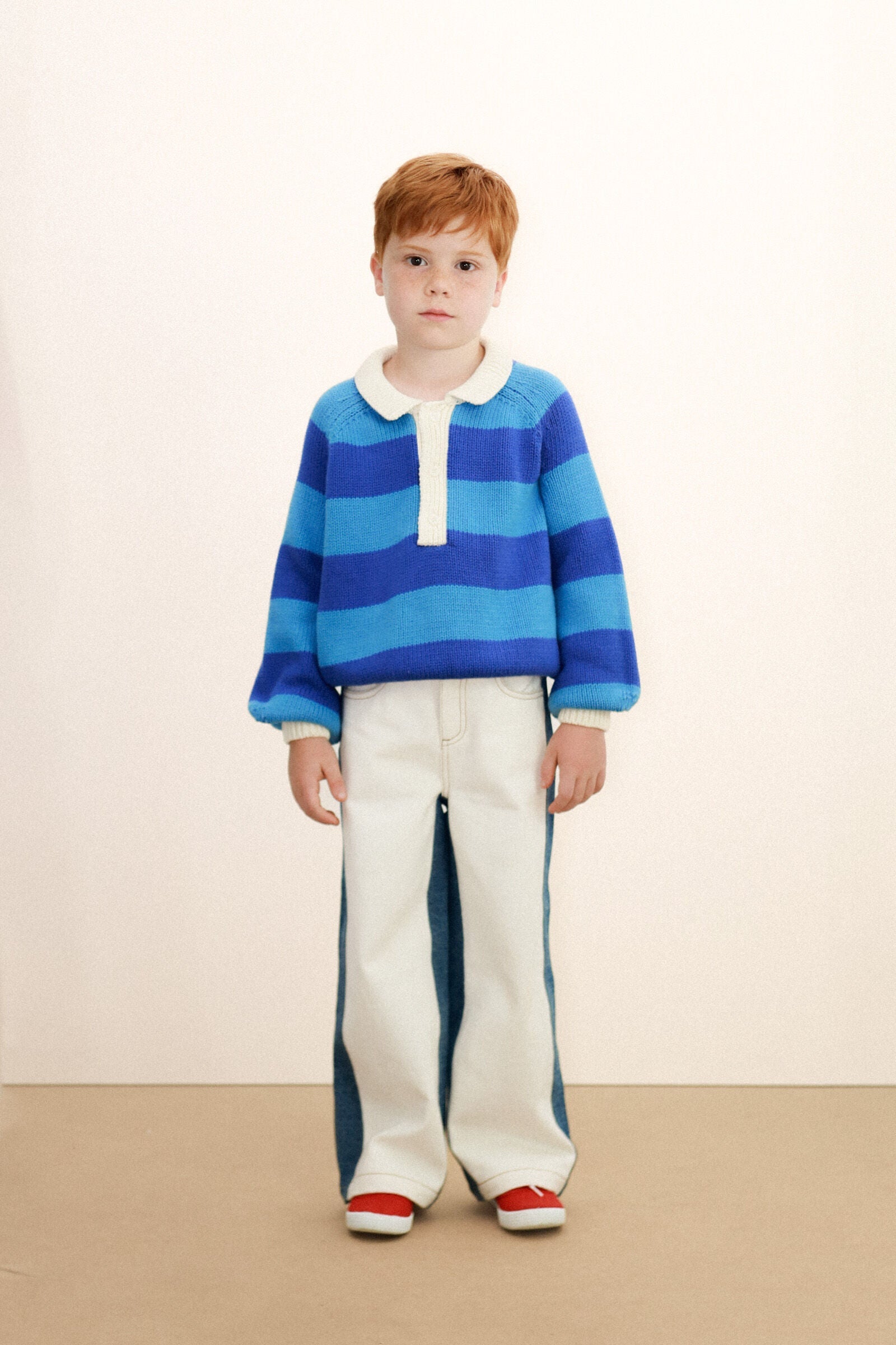 COLOR BLOCK JEANS