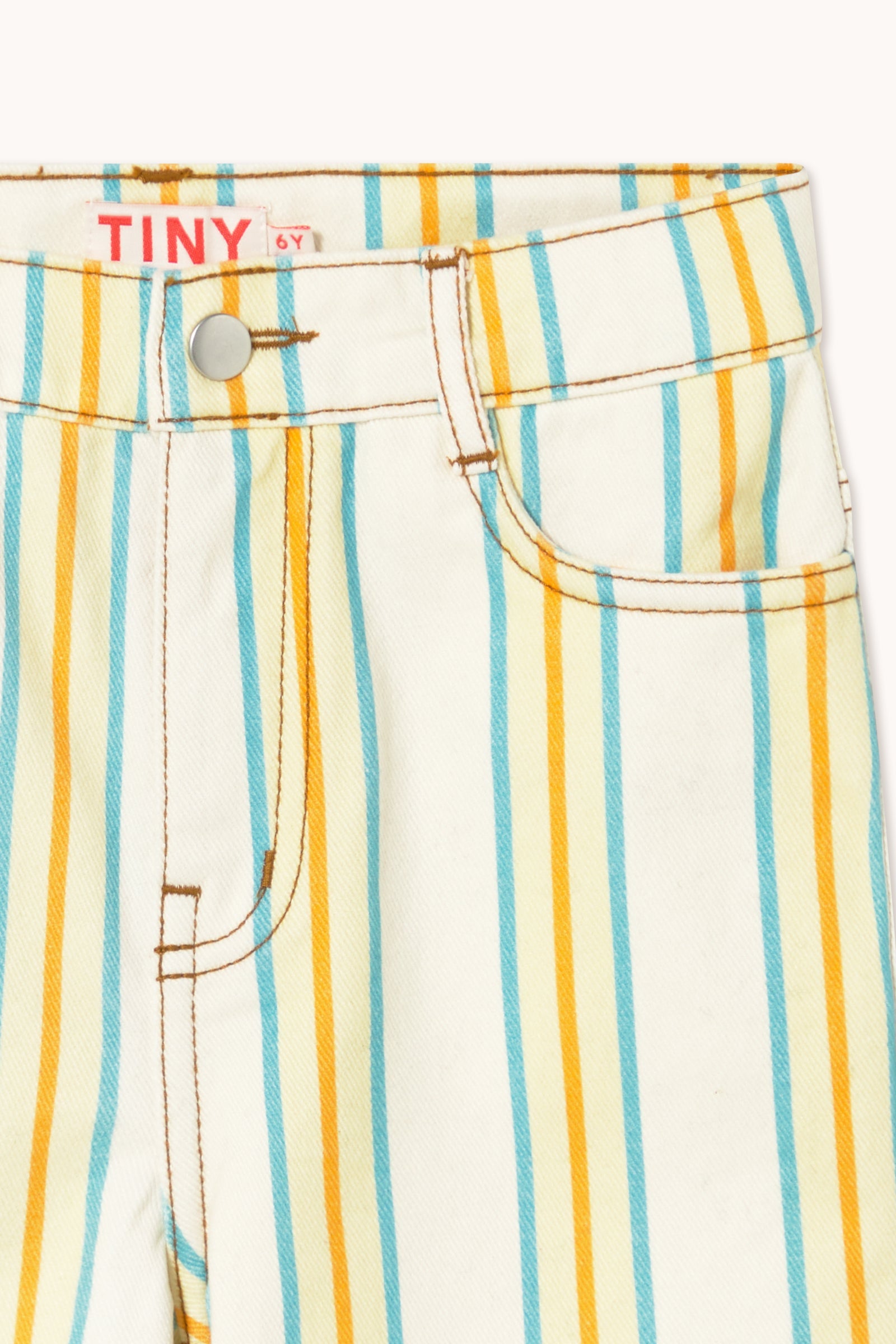 MULTICOLOR STRIPES DENIM JEANS