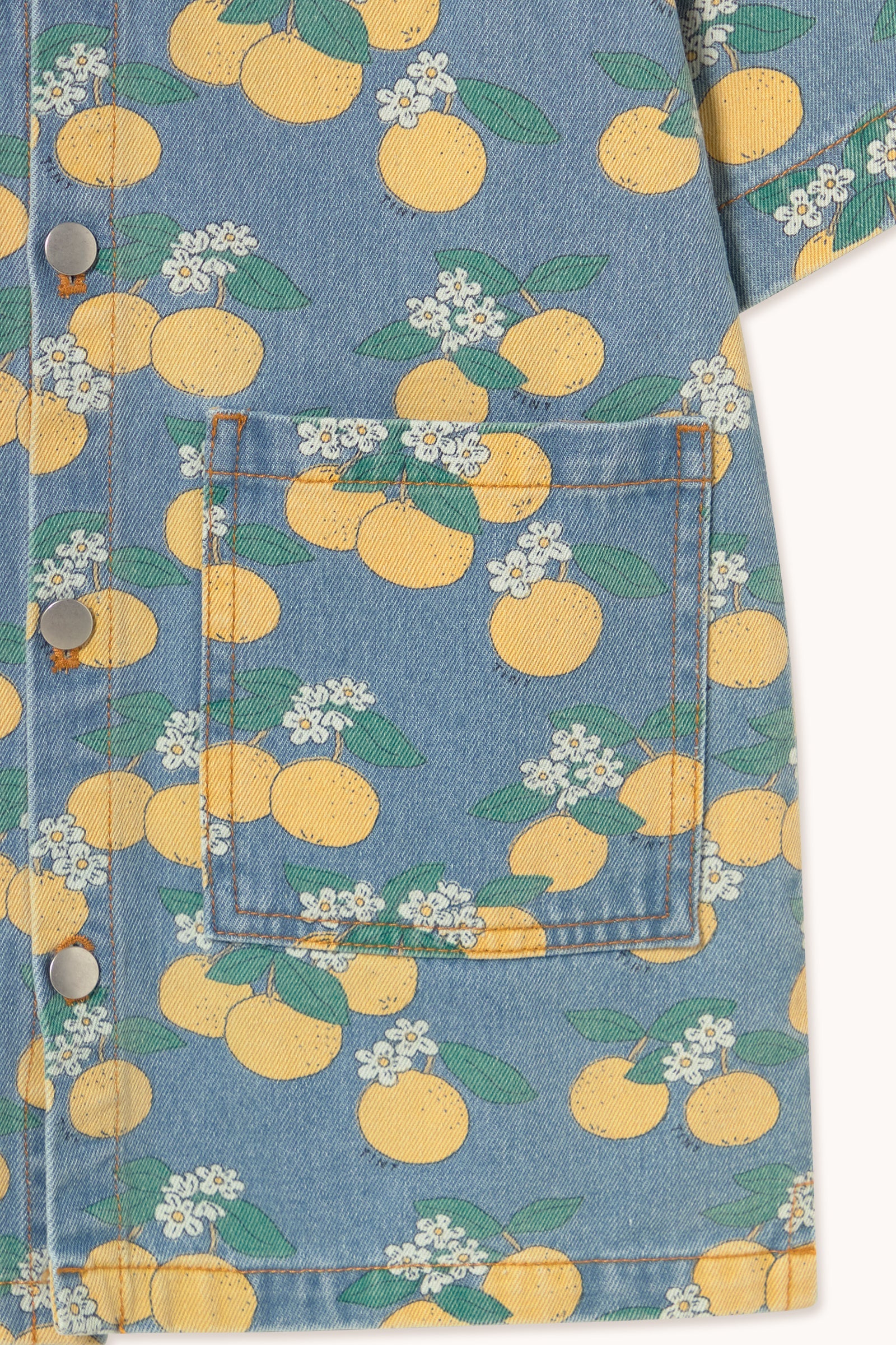 ORANGES DENIM DRESS